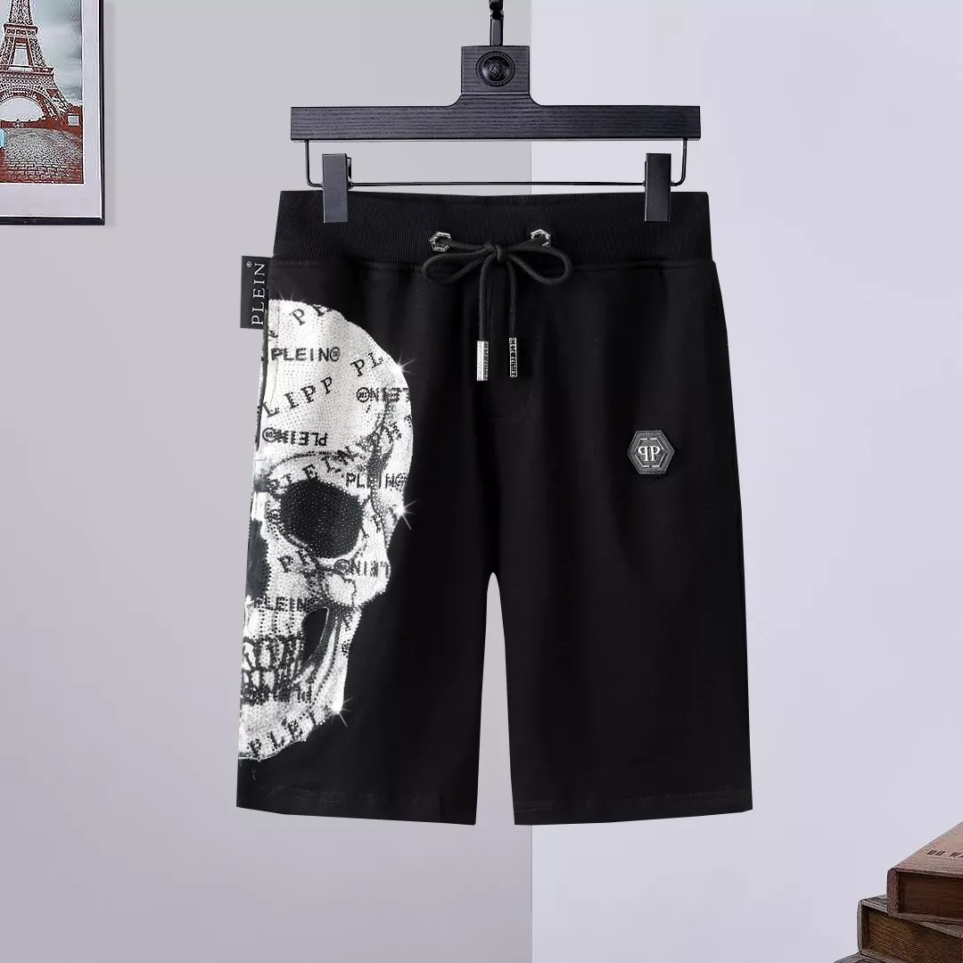Versatile 8598 Philipp Plein PP Tracksuits Short Sleeved For Men
