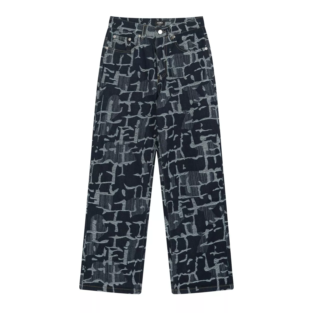 Versatile 8811 Fendi Jeans For Unisex