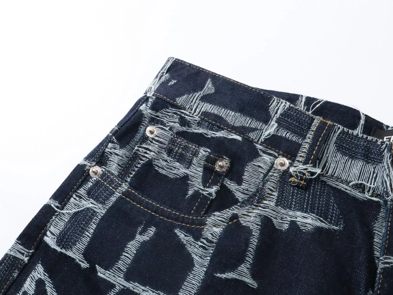 Versatile 8811 Fendi Jeans For Unisex