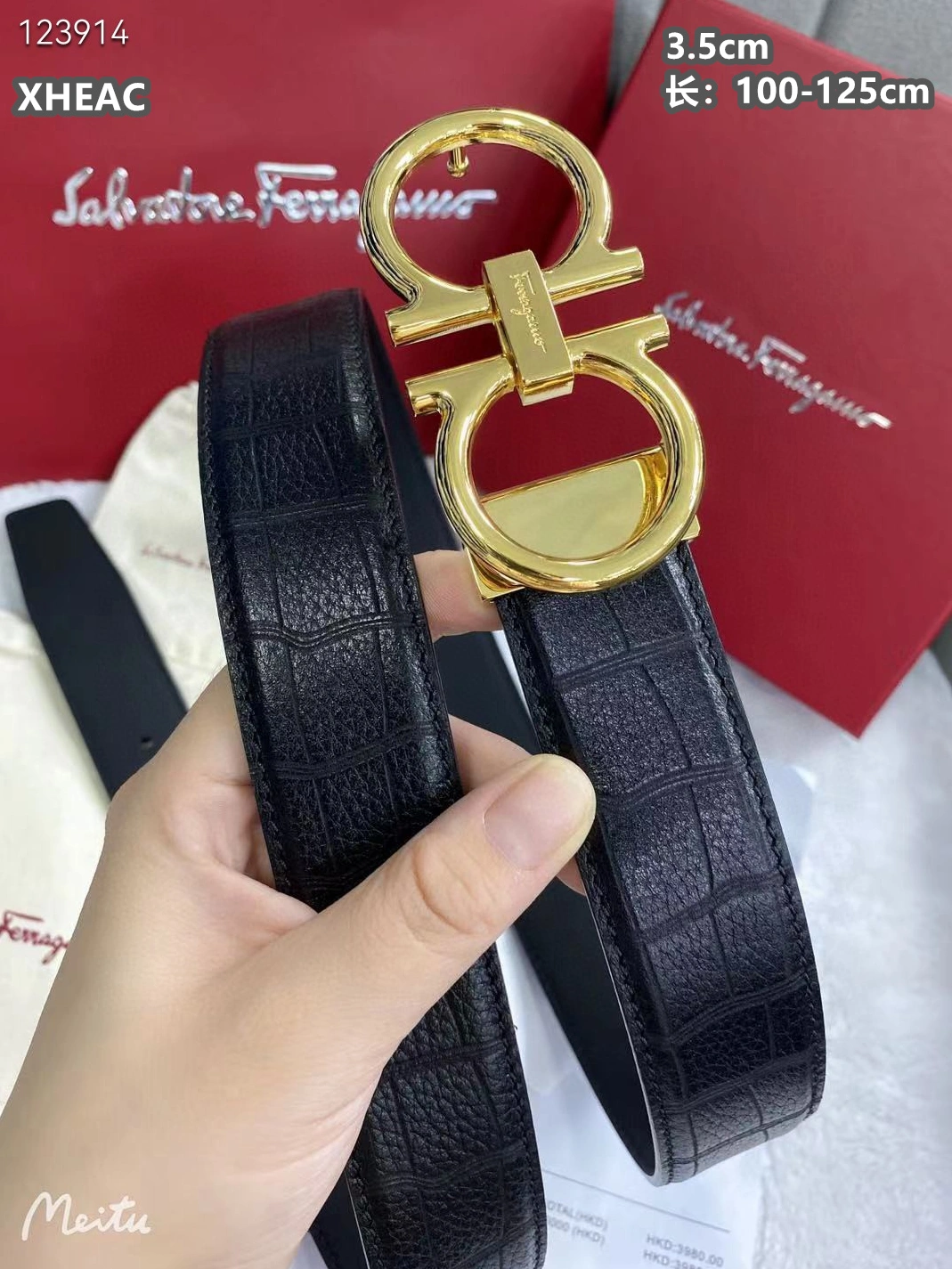 Versatile 8961 Salvatore Ferragamo AAA Quality Belts For Men
