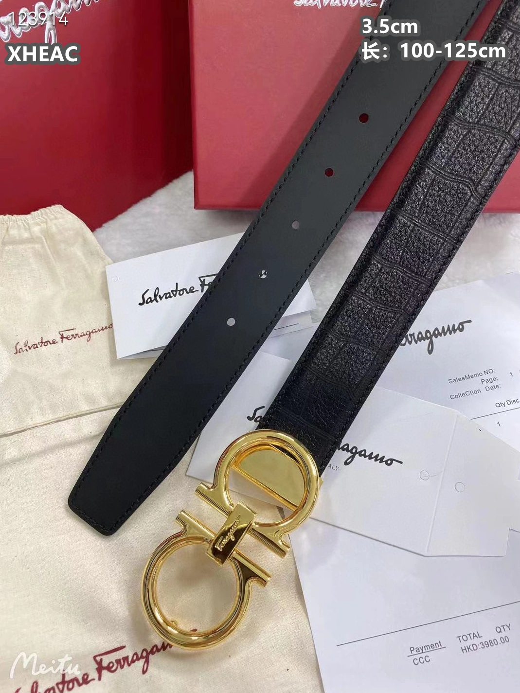 Versatile 8961 Salvatore Ferragamo AAA Quality Belts For Men