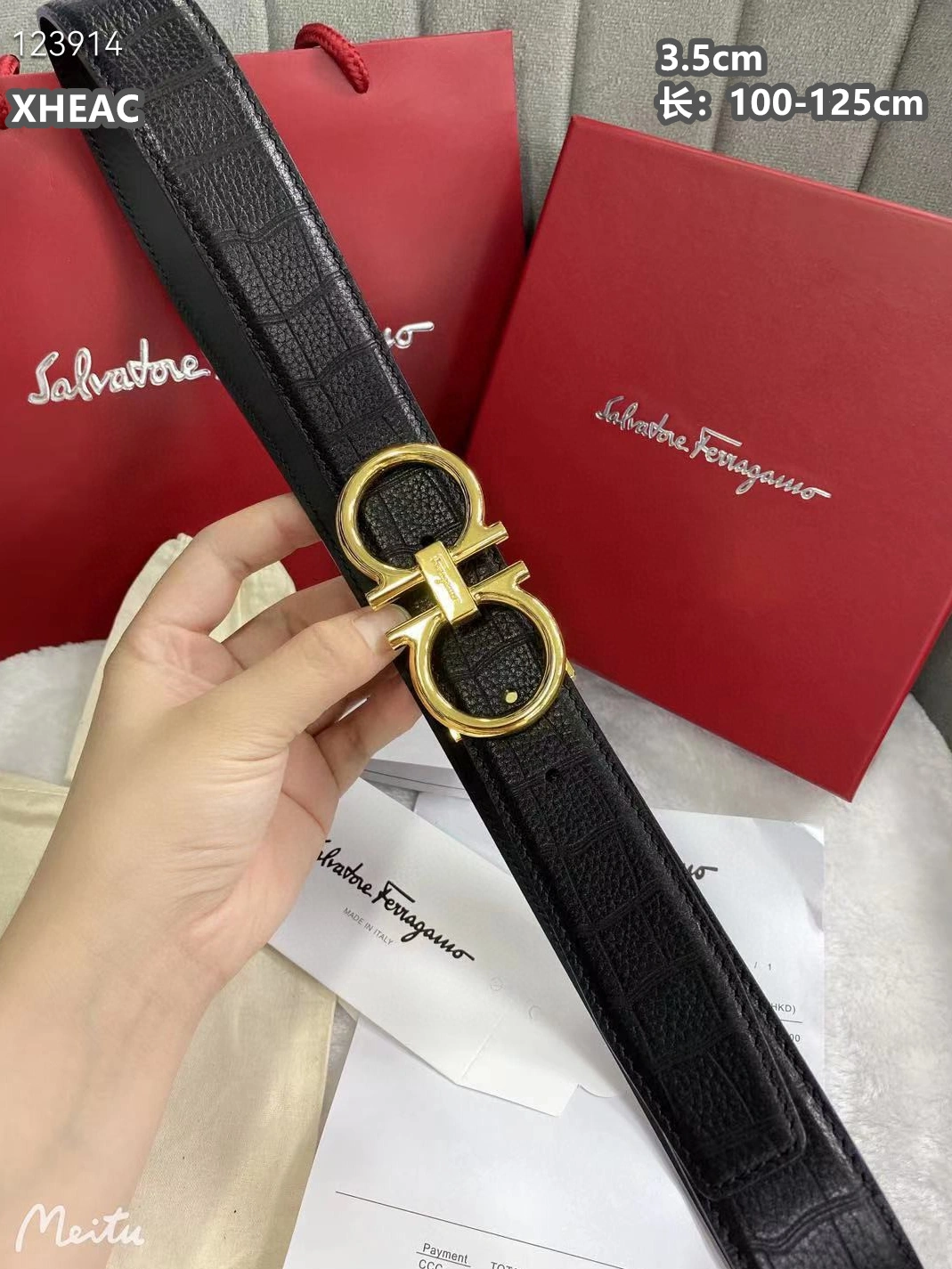 Versatile 8961 Salvatore Ferragamo AAA Quality Belts For Men