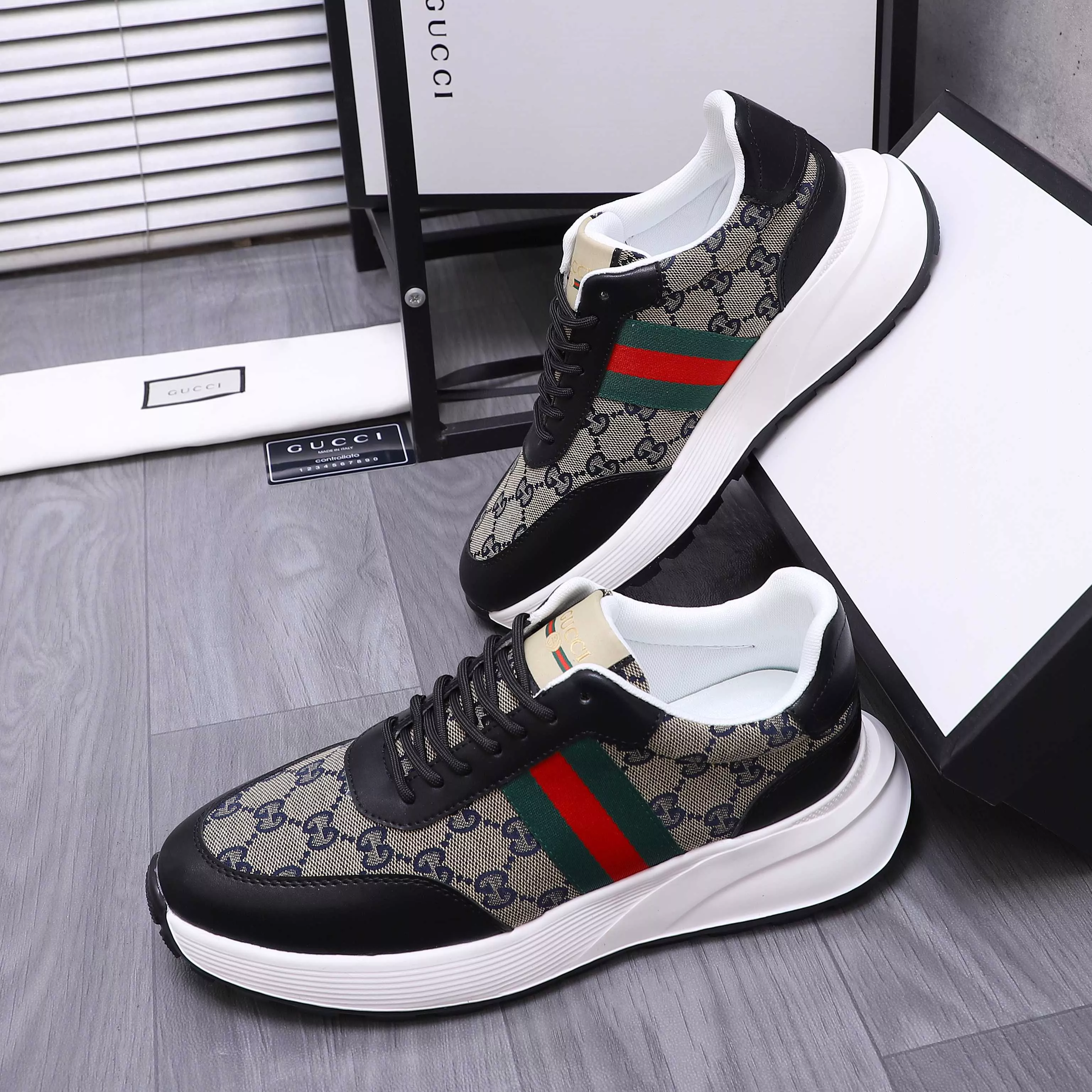 Versatile 9122 Gucci Casual Shoes For Men