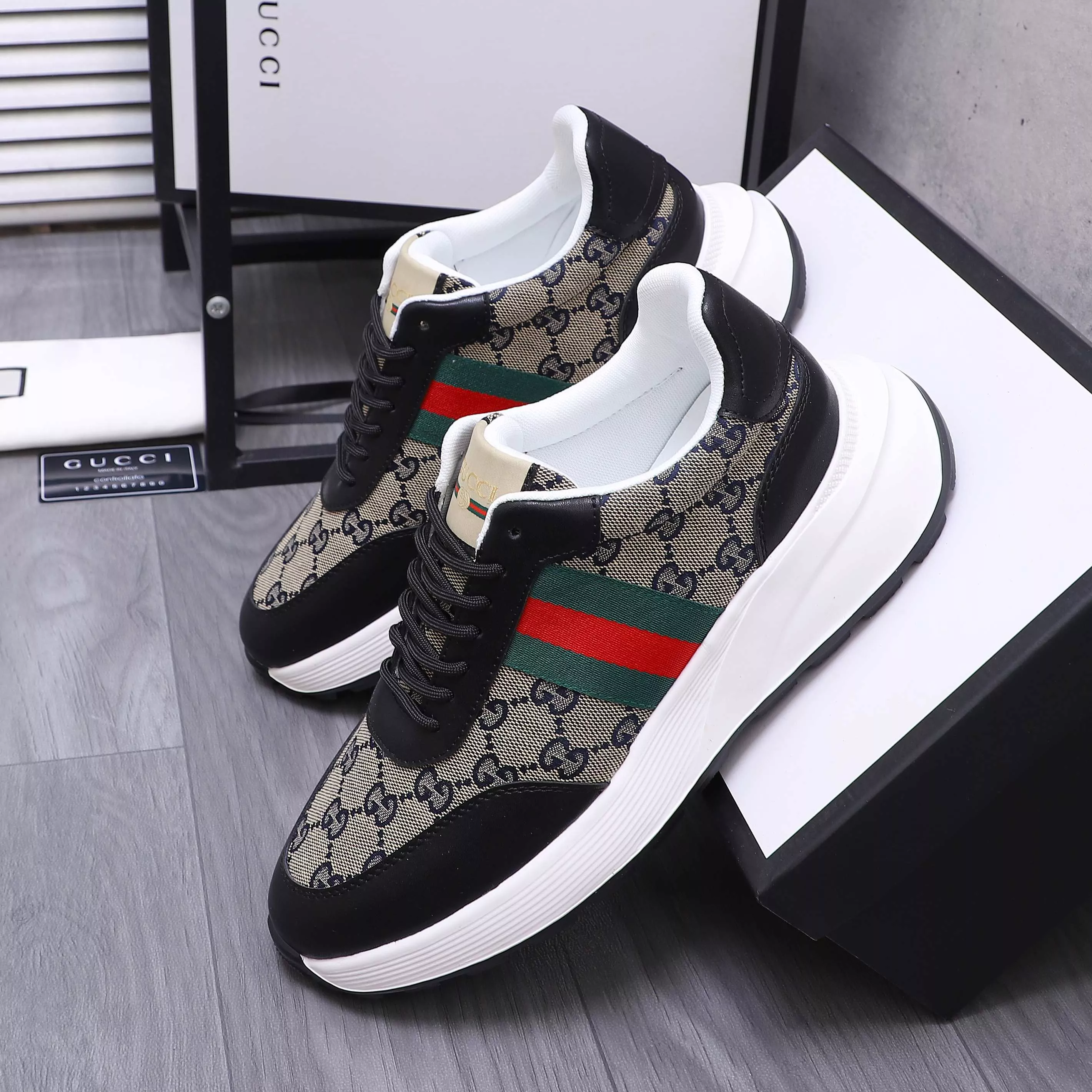 Versatile 9122 Gucci Casual Shoes For Men