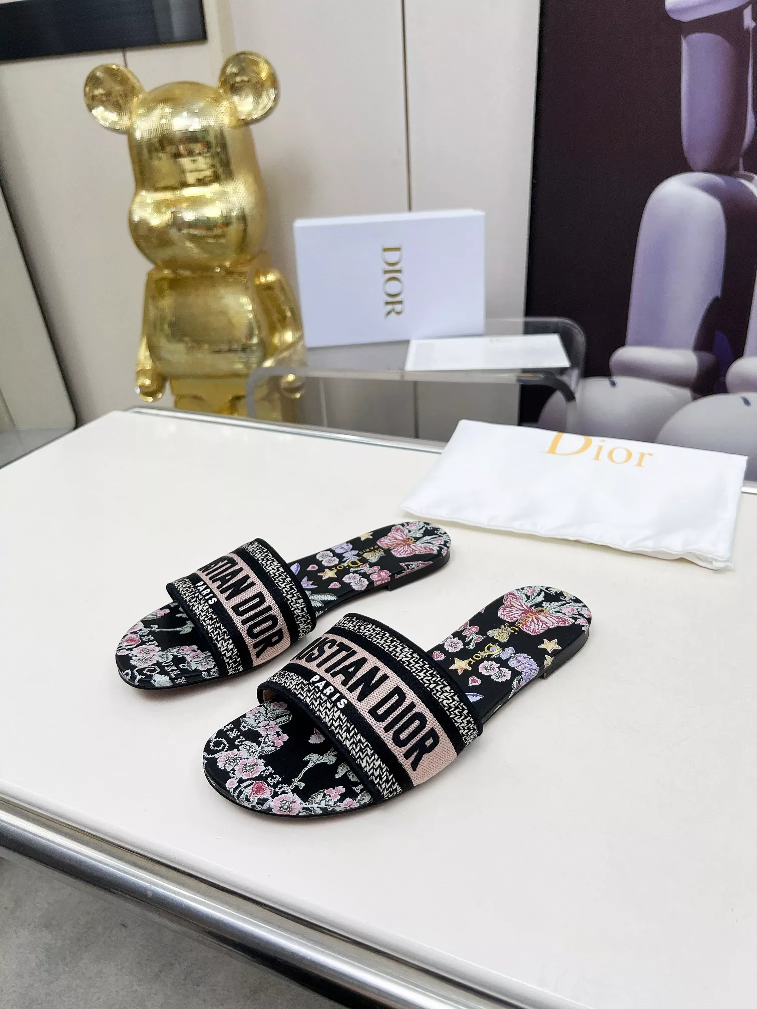 Versatile 9157 Christian Dior Slippers For Women