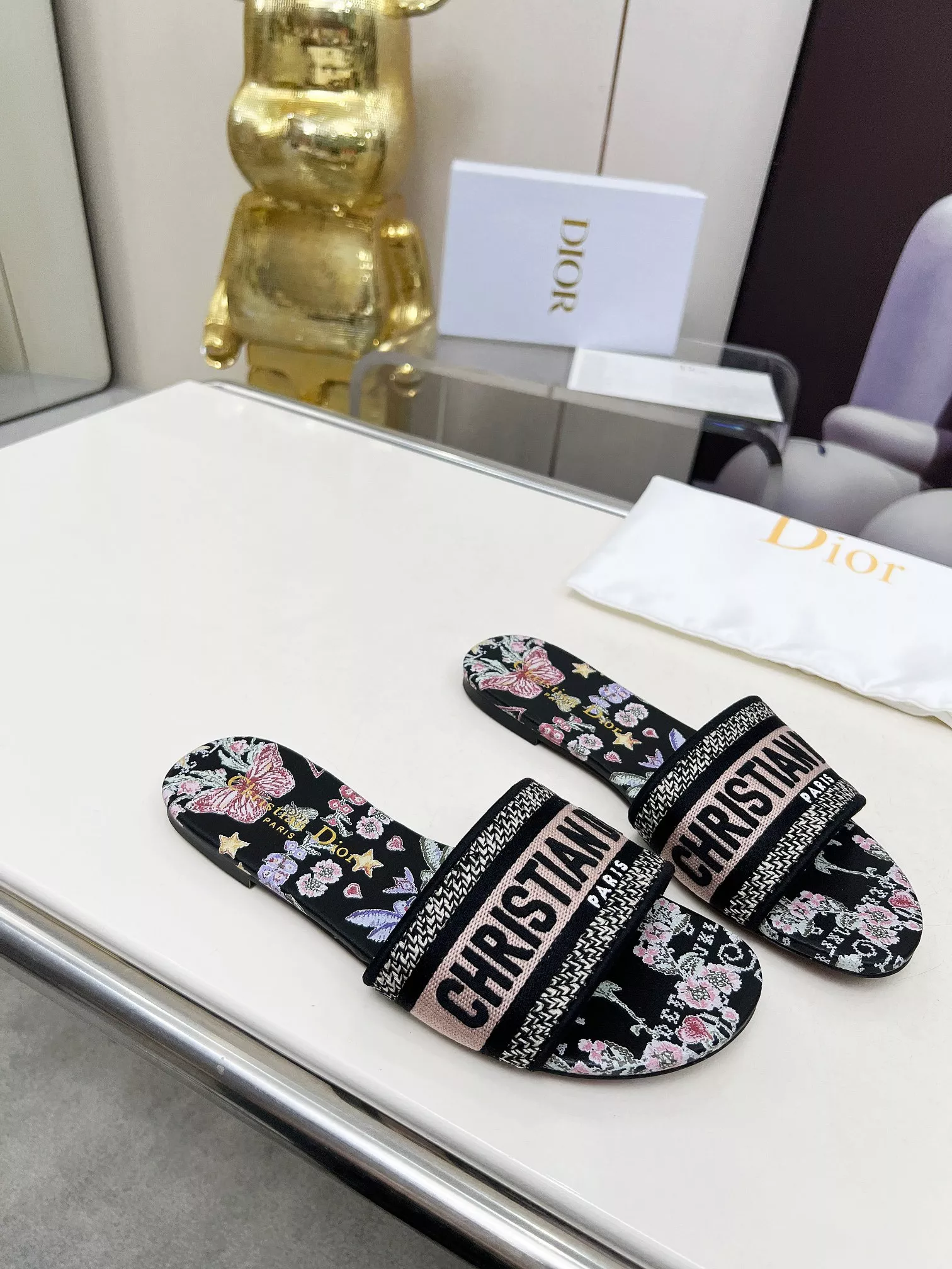 Versatile 9157 Christian Dior Slippers For Women