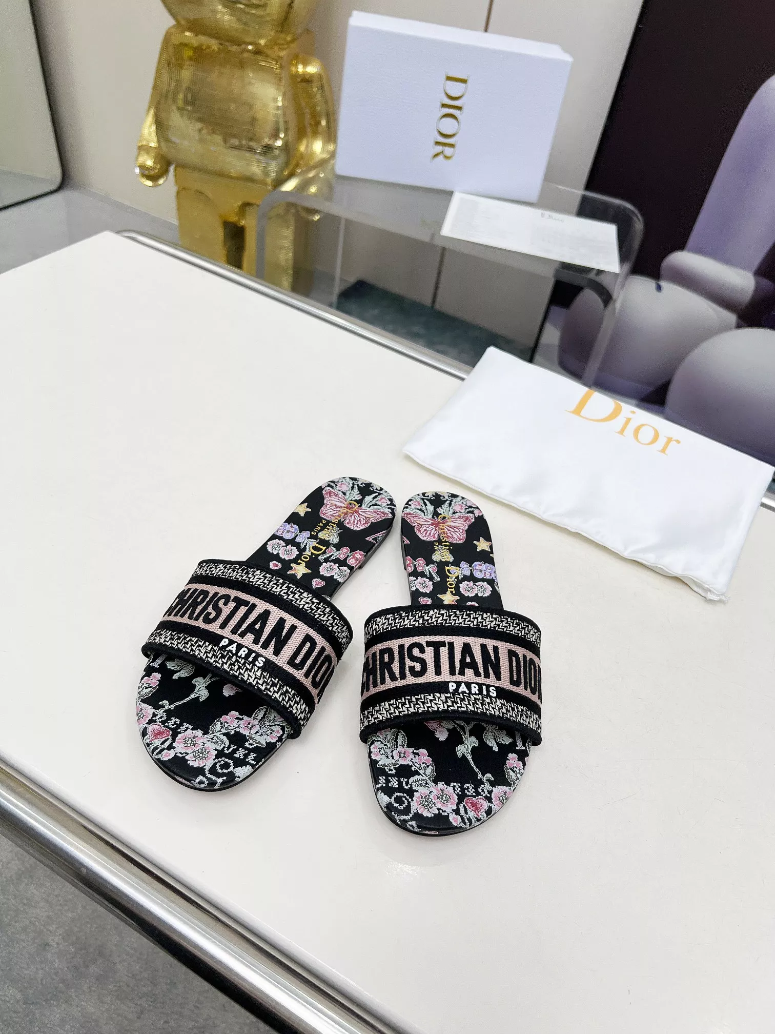 Versatile 9157 Christian Dior Slippers For Women