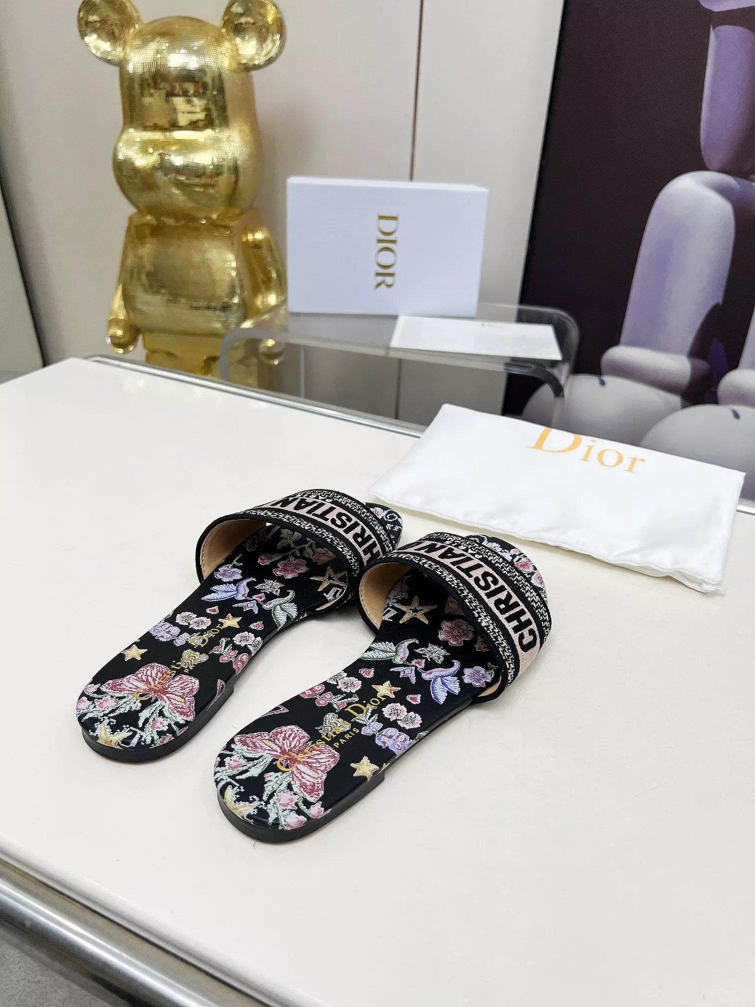 Versatile 9157 Christian Dior Slippers For Women