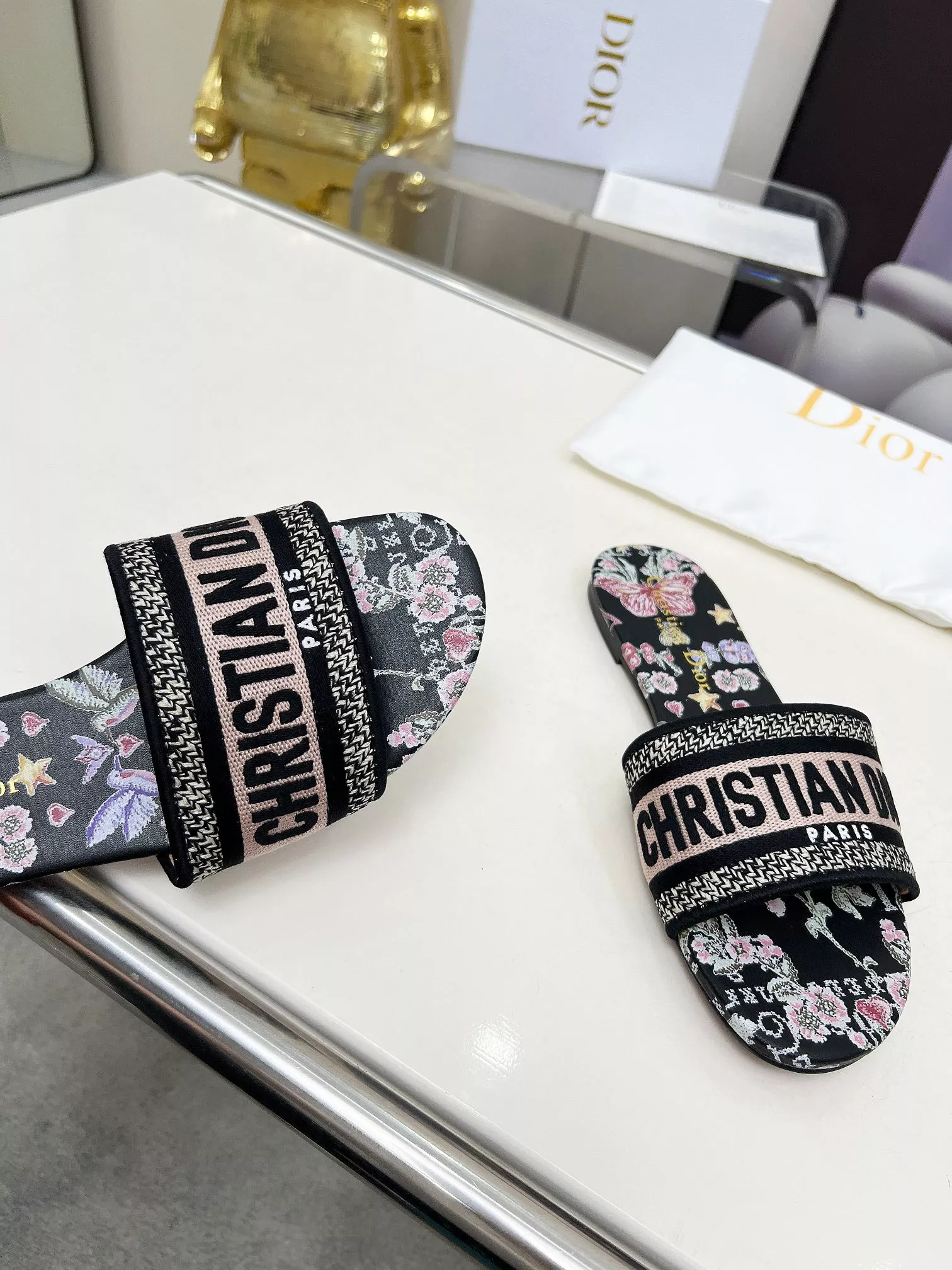 Versatile 9157 Christian Dior Slippers For Women