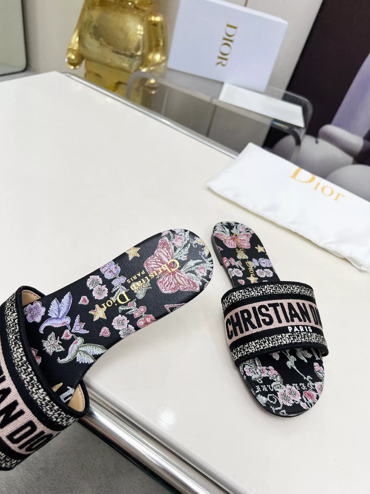 Versatile 9157 Christian Dior Slippers For Women
