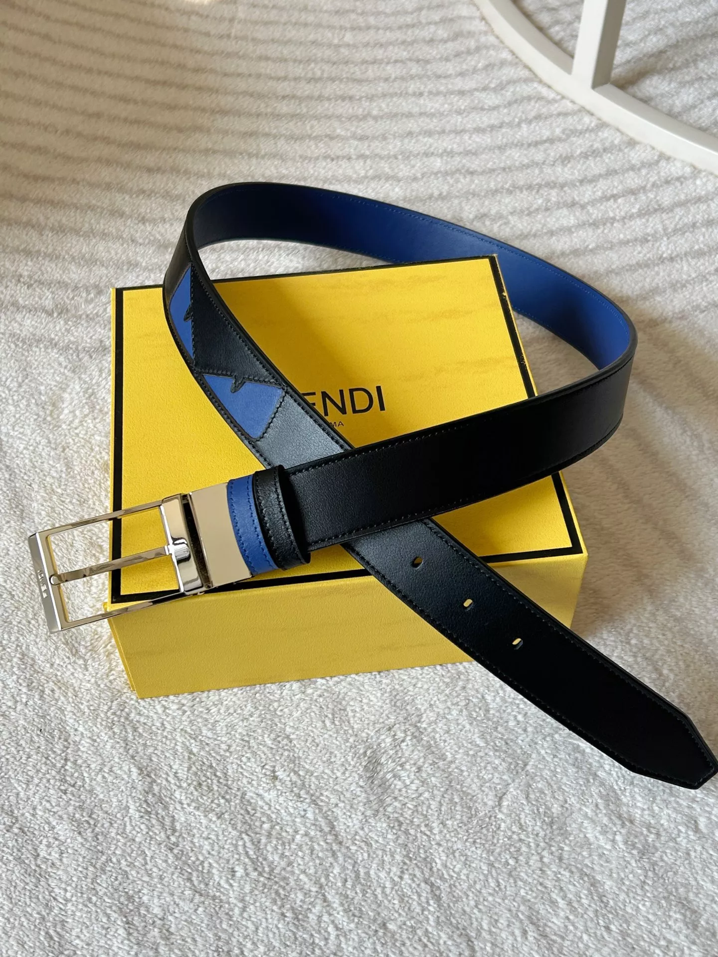 Versatile 9182 Fendi AAA Quality Belts In 3.5cm For Men