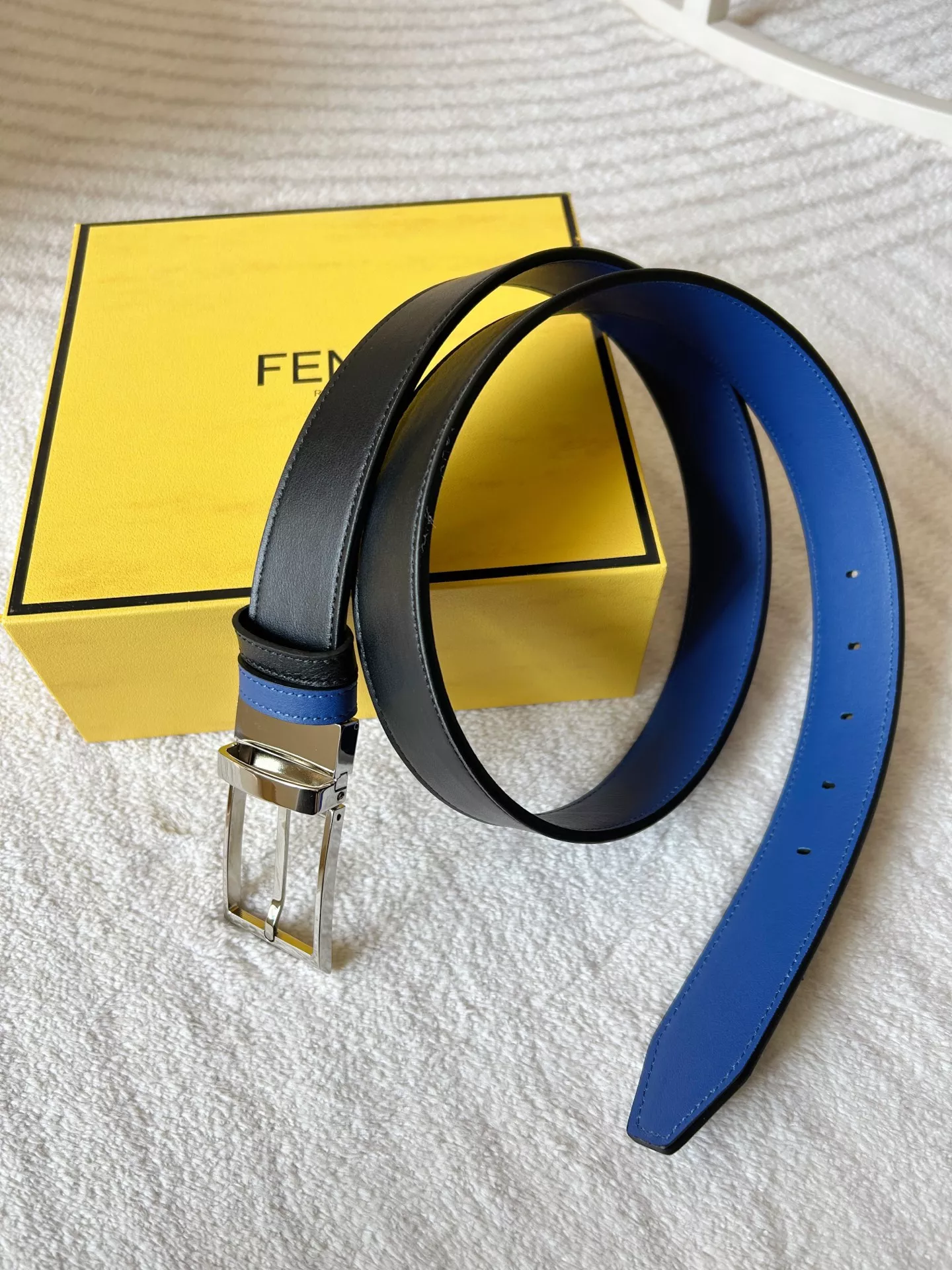 Versatile 9182 Fendi AAA Quality Belts In 3.5cm For Men