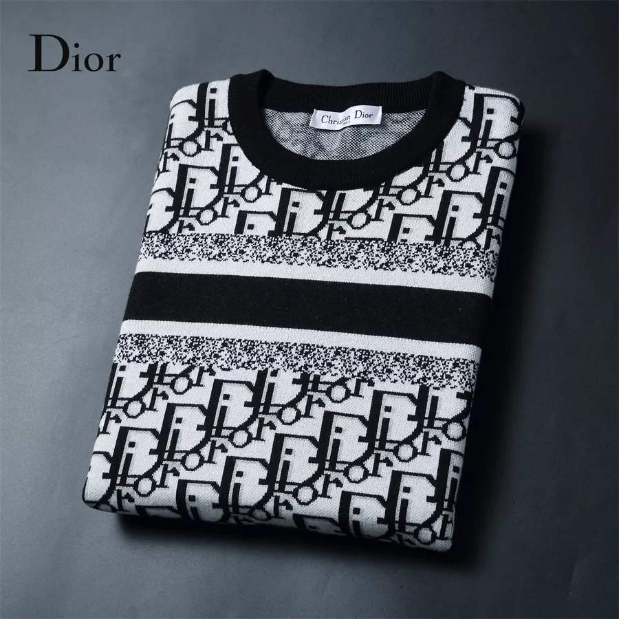 Versatile 9703 Christian Dior Sweaters Long Sleeved For Men