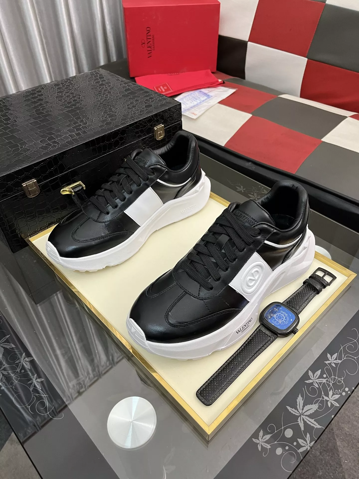 Versatile 9982 Valentino Casual Shoes For Men