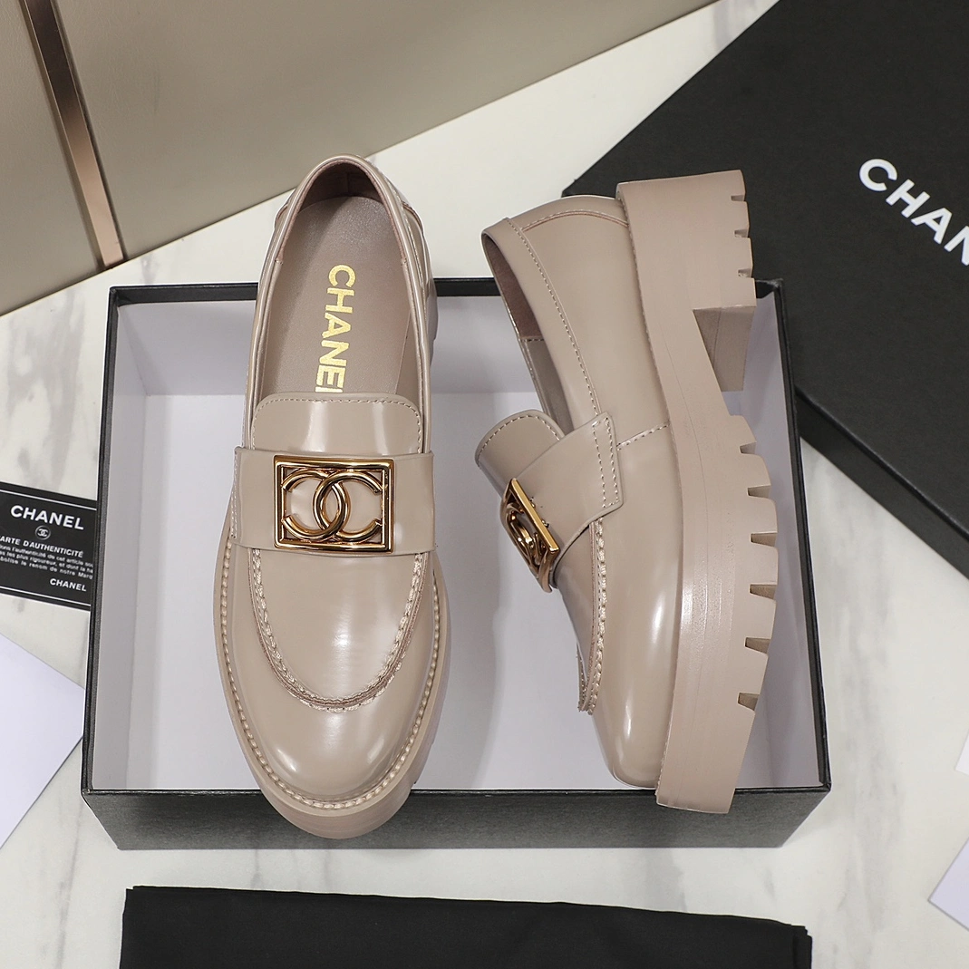 Vibrant 1110 Chanel Leather Shoes For Women