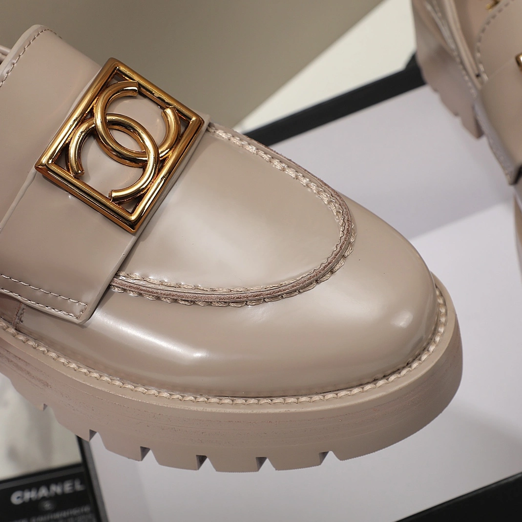 Vibrant 1110 Chanel Leather Shoes For Women