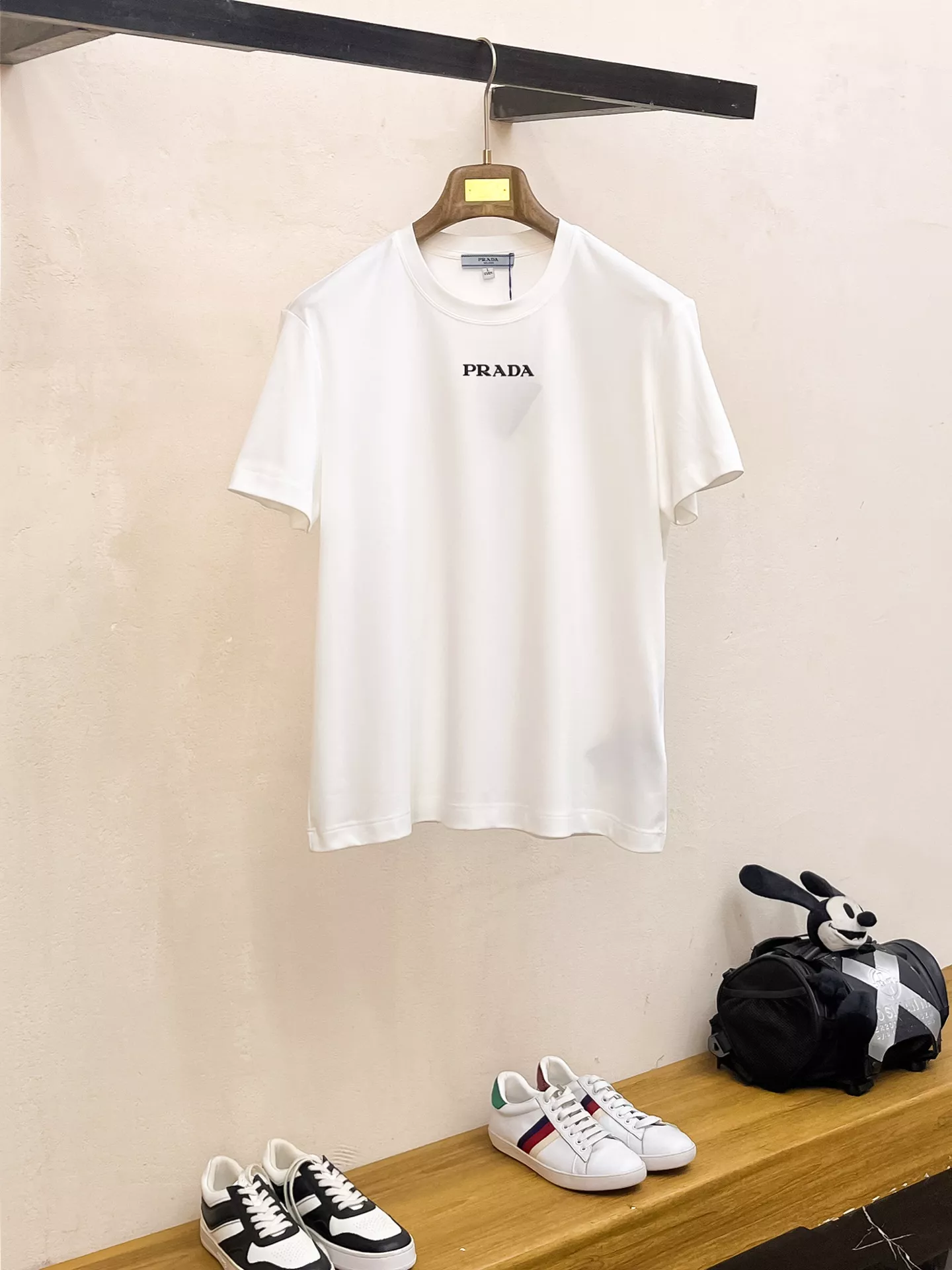 Vibrant 1253 Prada T-Shirts Short Sleeved For Men