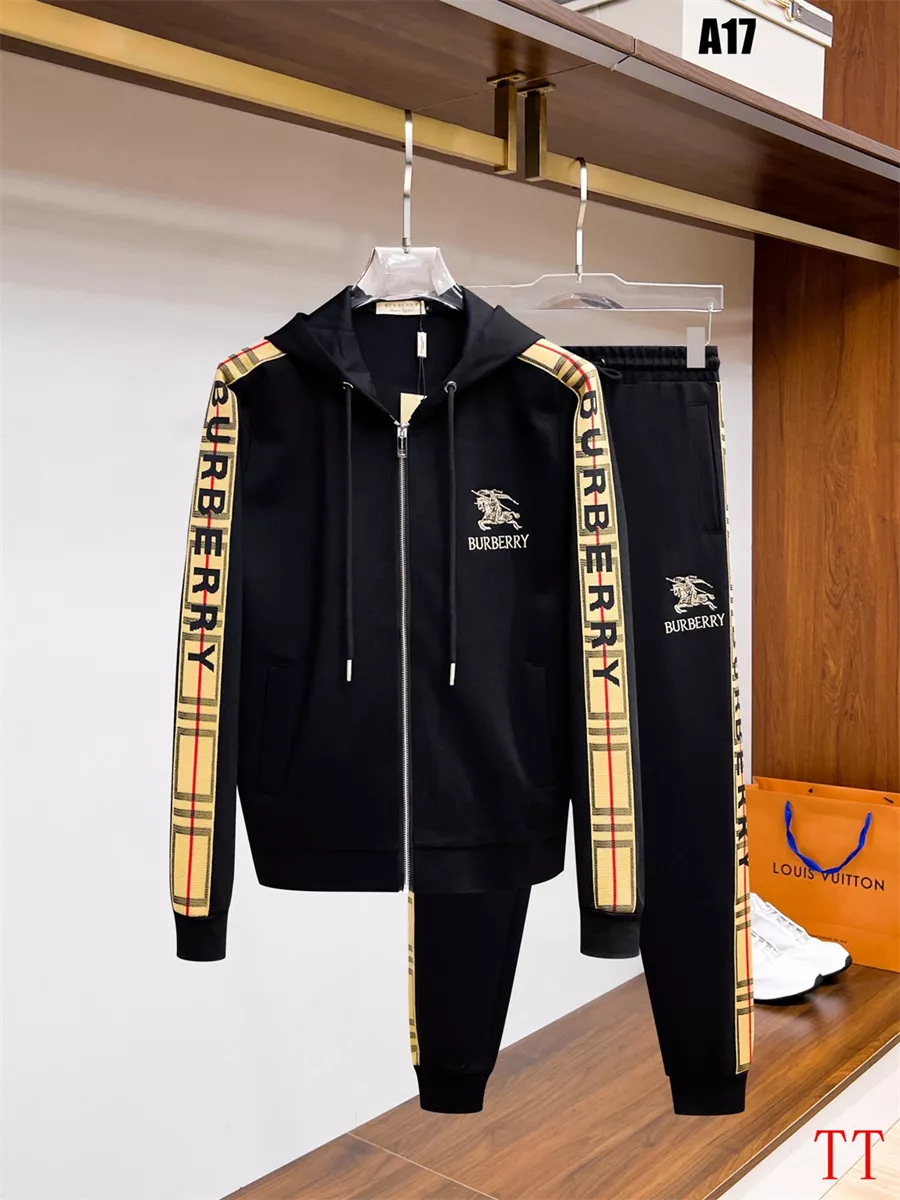 Vibrant 1458 Burberry Tracksuits Long Sleeved For Men