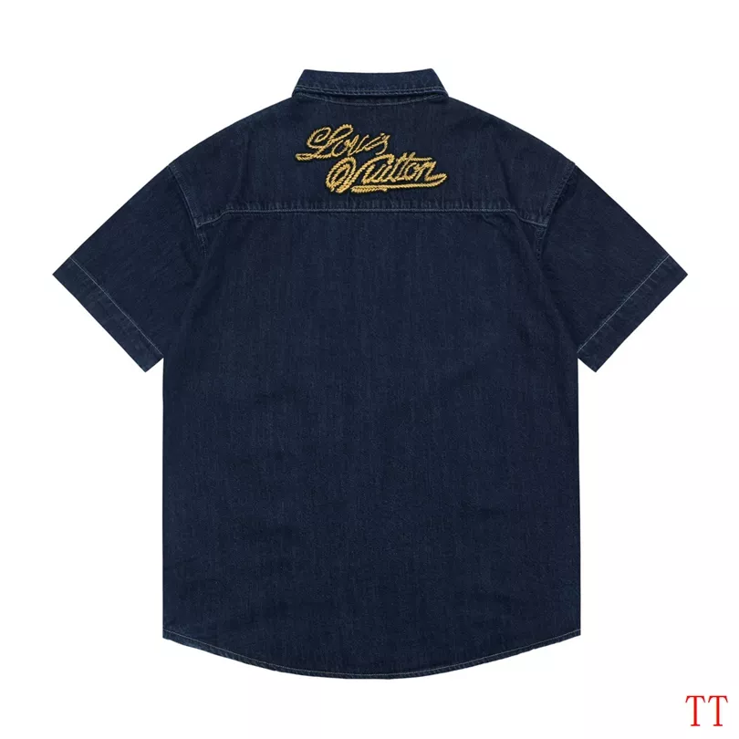 Vibrant 174 Louis Vuitton LV Shirts Short Sleeved For Unisex