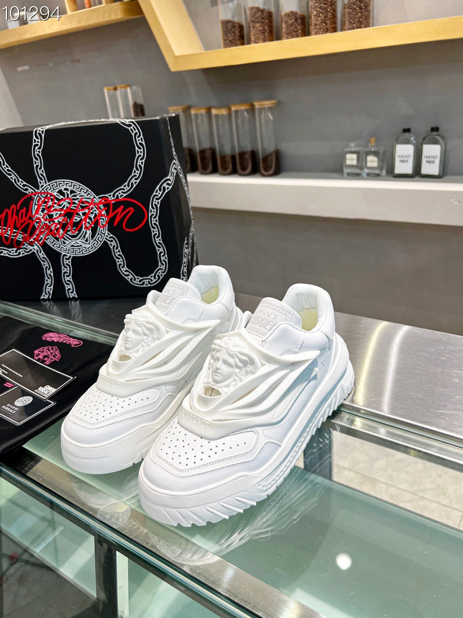 Vibrant 1859 Versace Casual Shoes For Women