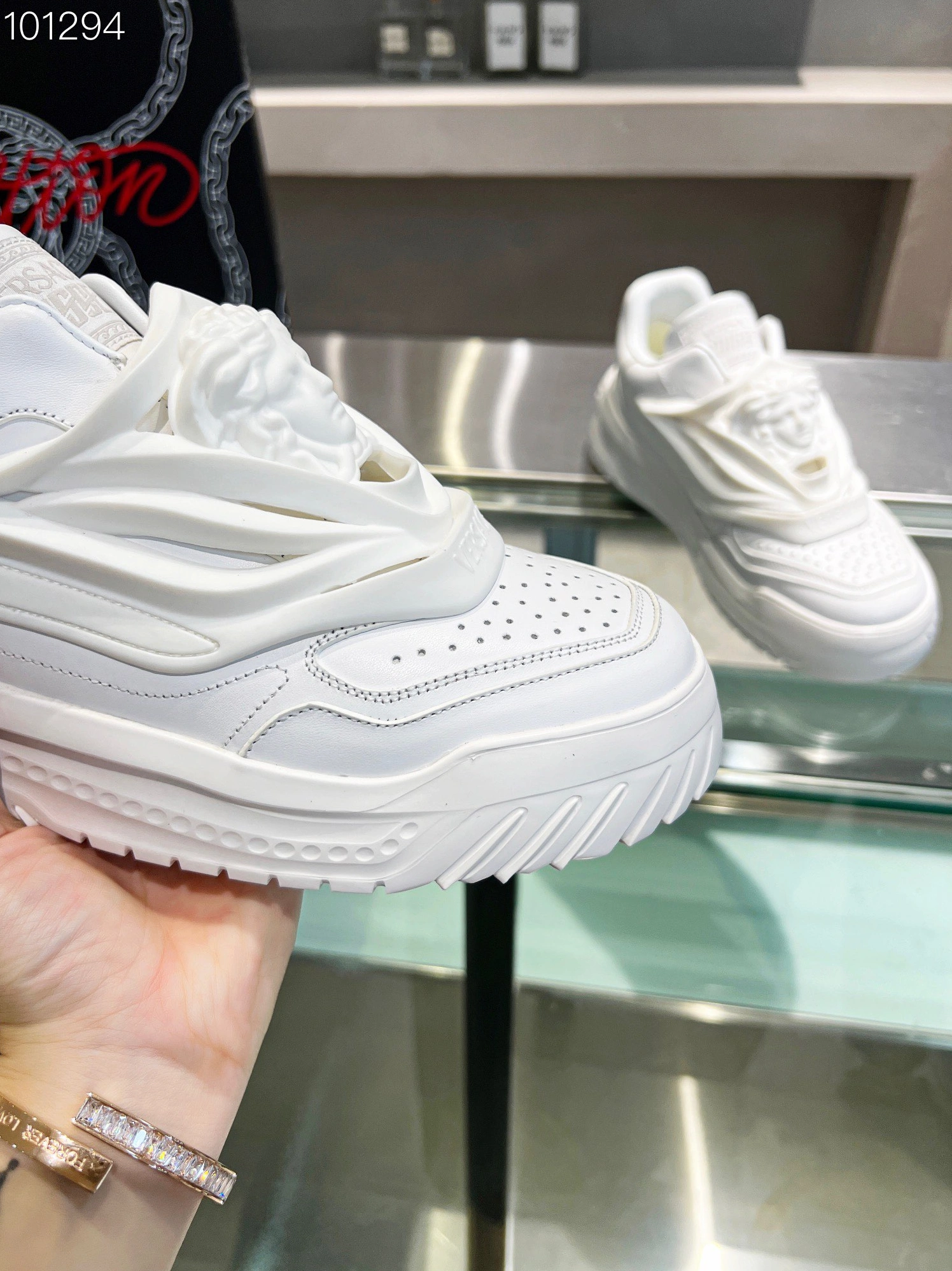 Vibrant 1859 Versace Casual Shoes For Women