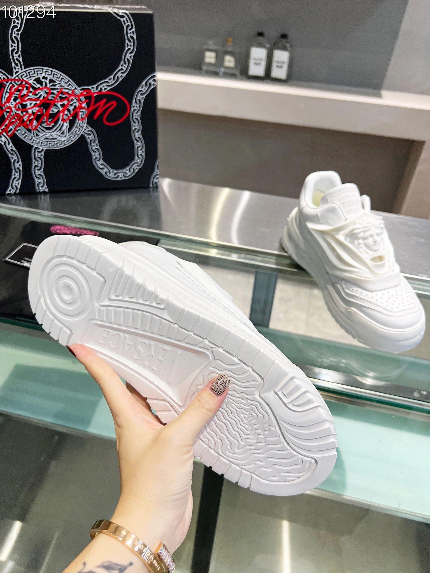 Vibrant 1859 Versace Casual Shoes For Women
