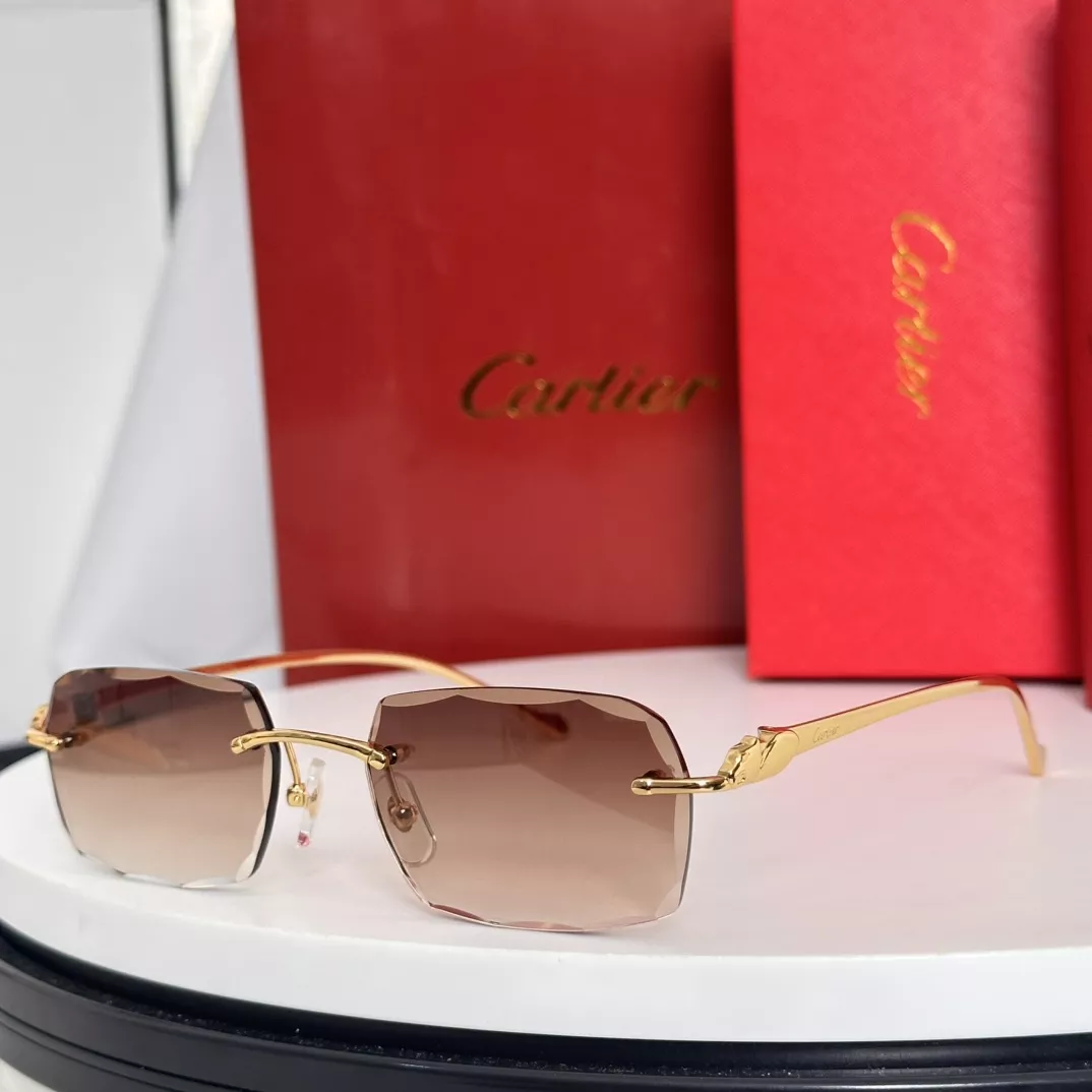 Vibrant 2124 Cartier AAA Quality Sunglassess