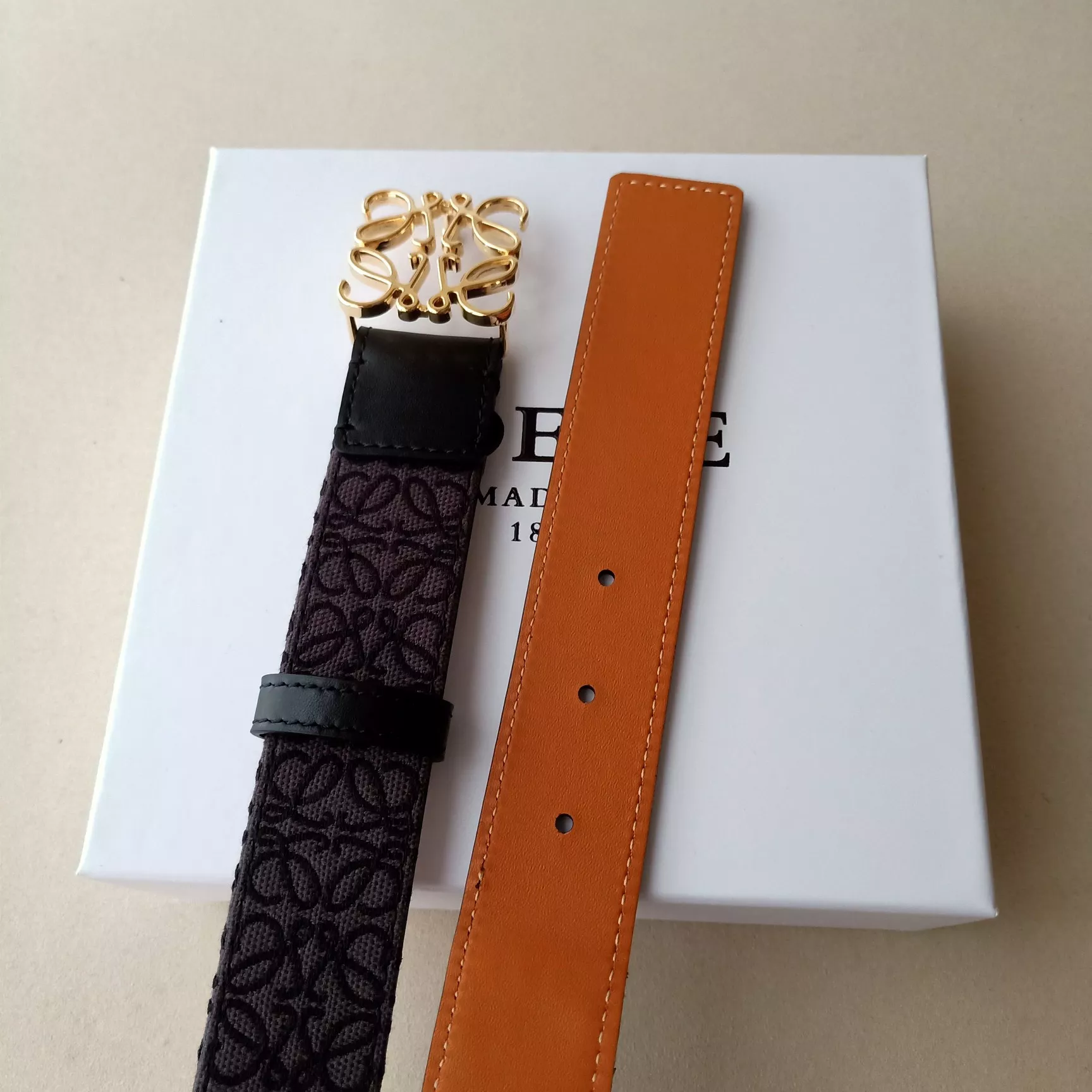 Vibrant 2214 LOEWE AAA Quality Belts In 3.2cm For Women