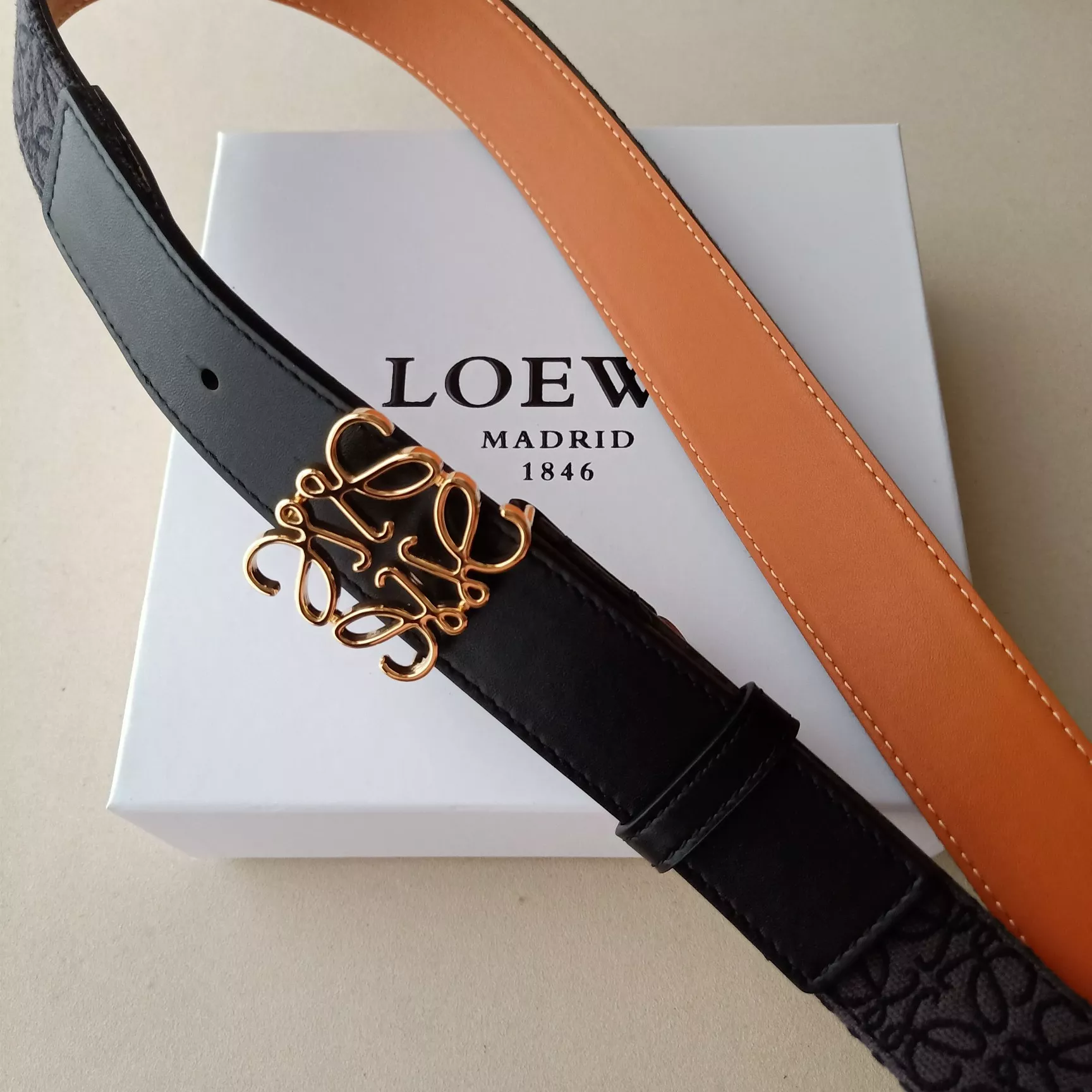 Vibrant 2214 LOEWE AAA Quality Belts In 3.2cm For Women