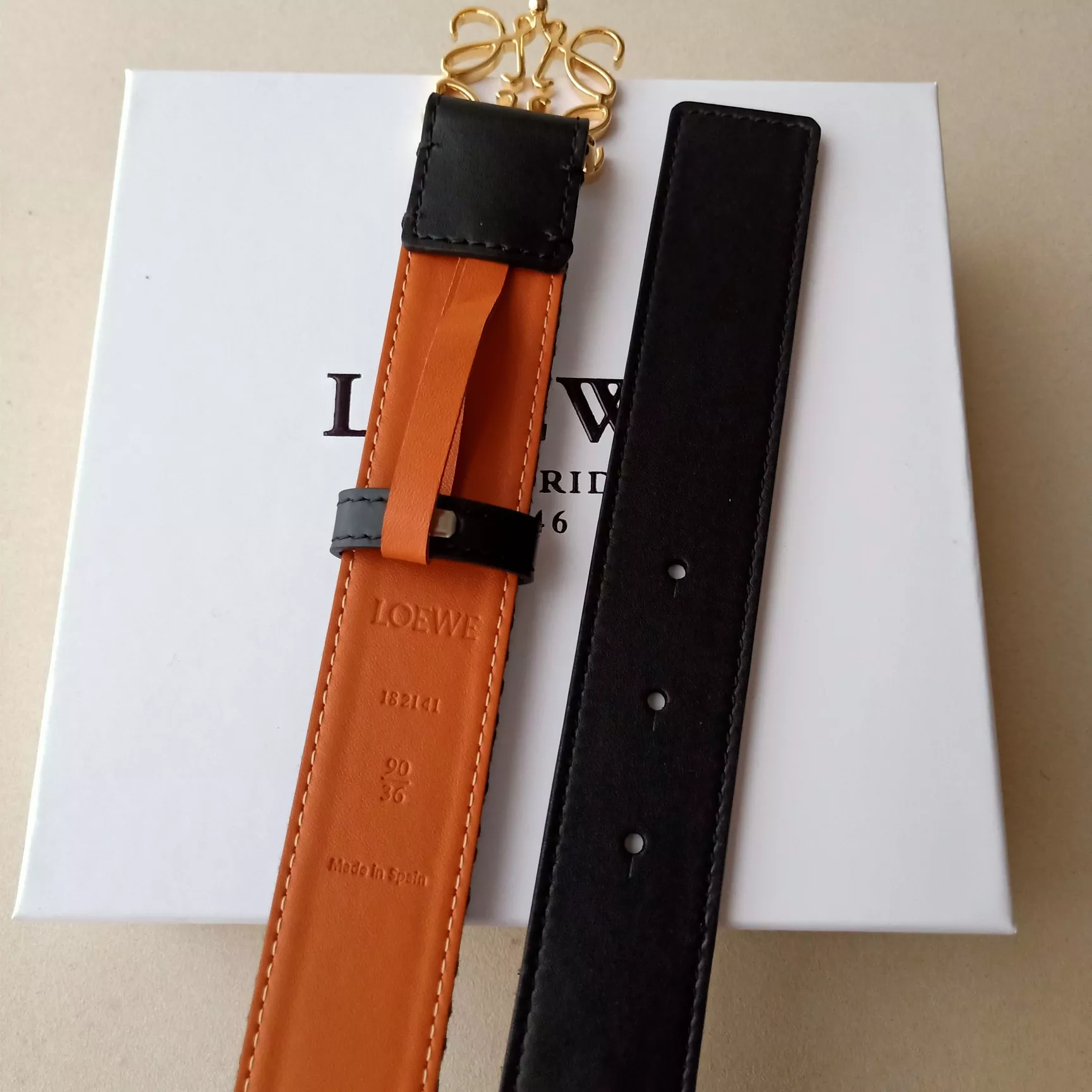 Vibrant 2214 LOEWE AAA Quality Belts In 3.2cm For Women