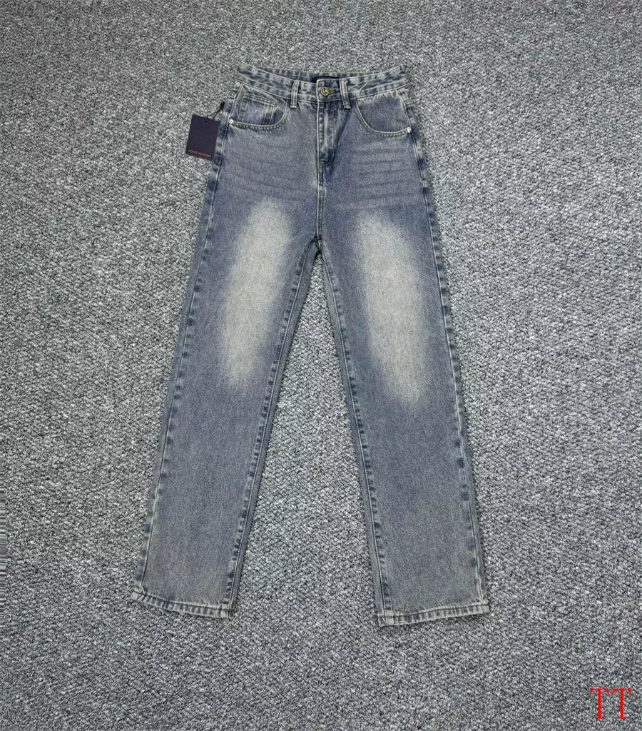 Vibrant 2446 Louis Vuitton LV Jeans For Men