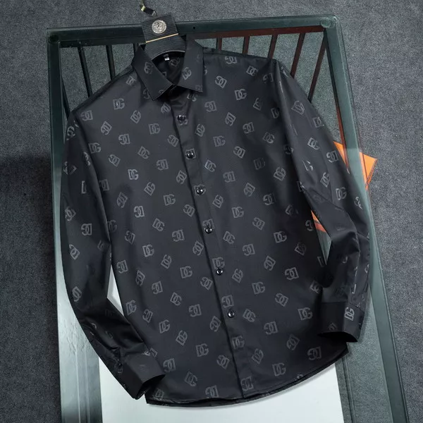 Vibrant 2549 Dolce & Gabbana D&G Shirts Long Sleeved For Men