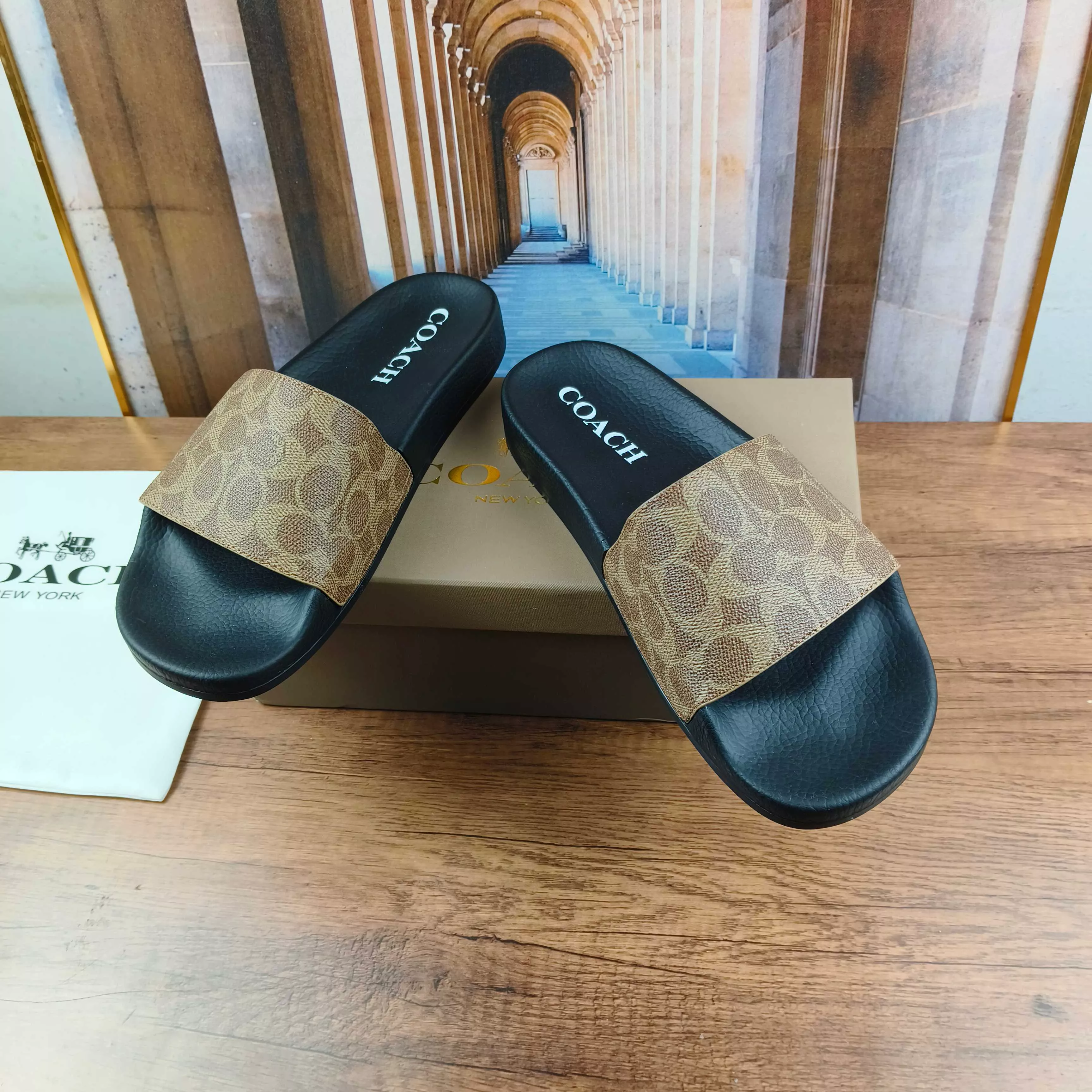 Vibrant 2852 Coach Slippers For Men