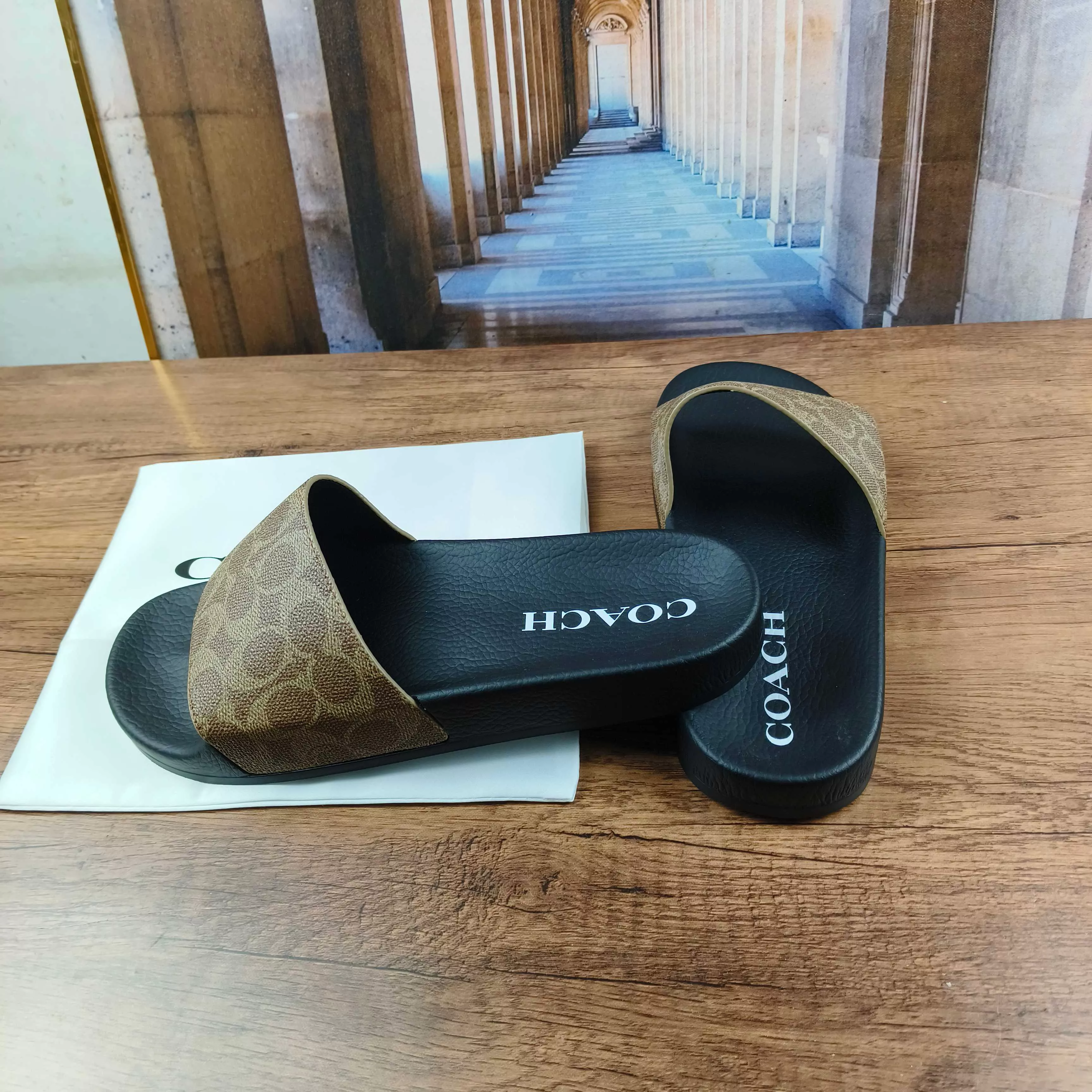 Vibrant 2852 Coach Slippers For Men