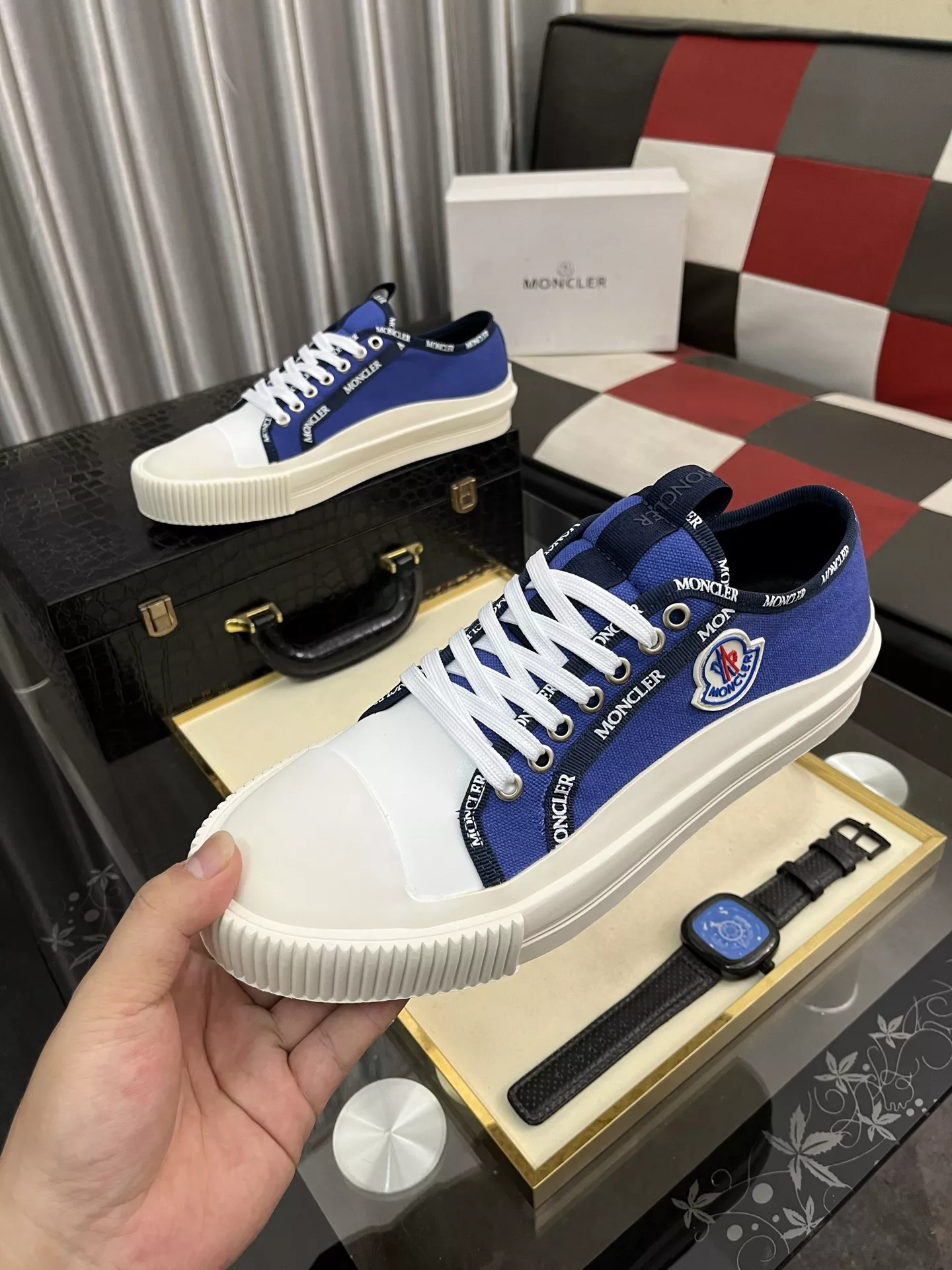 Vibrant 3226 Moncler Casual Shoes For Men