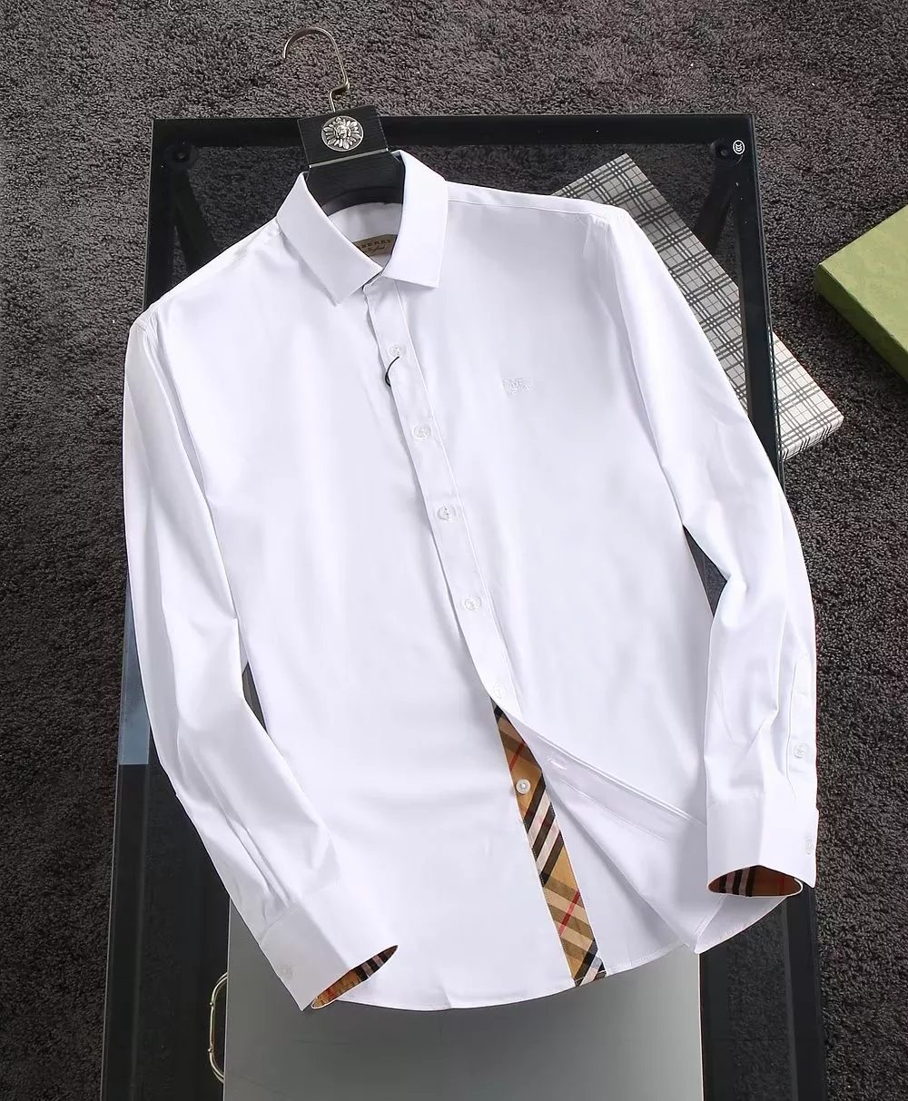 Vibrant 3459 Burberry Shirts Long Sleeved For Men