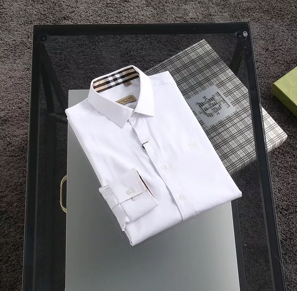 Vibrant 3459 Burberry Shirts Long Sleeved For Men
