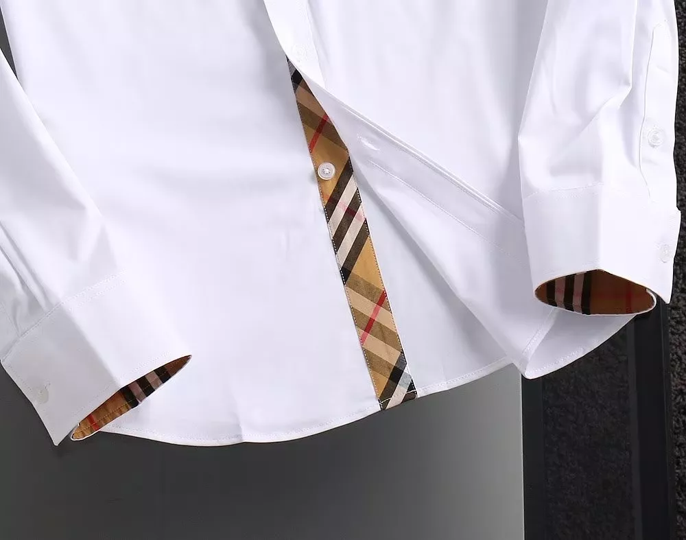 Vibrant 3459 Burberry Shirts Long Sleeved For Men