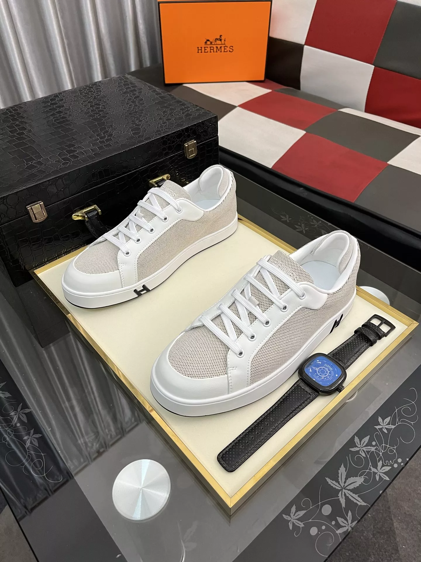 Vibrant 3495 Hermes Casual Shoes For Men
