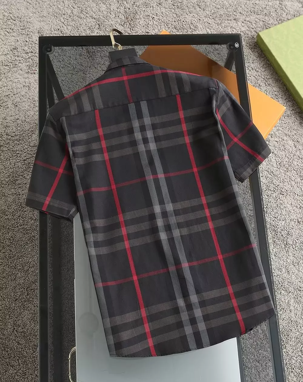 Vibrant 3700 Burberry Shirts Short Sleeved For Men