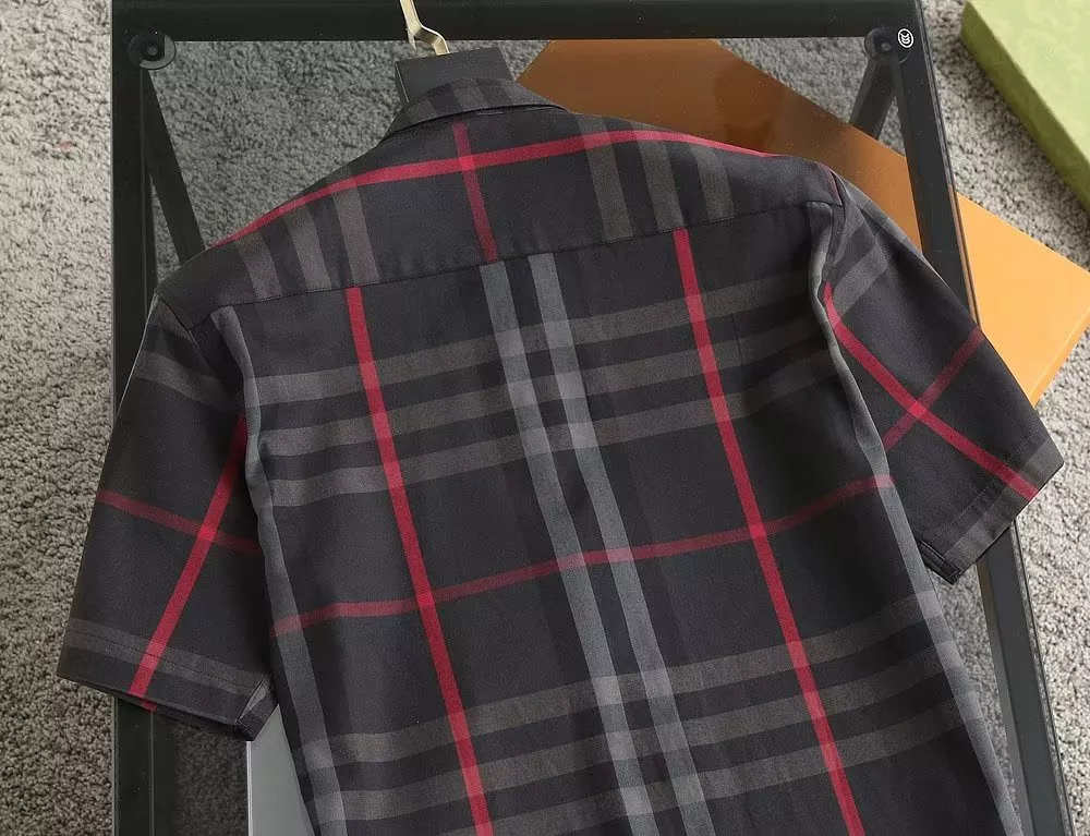 Vibrant 3700 Burberry Shirts Short Sleeved For Men