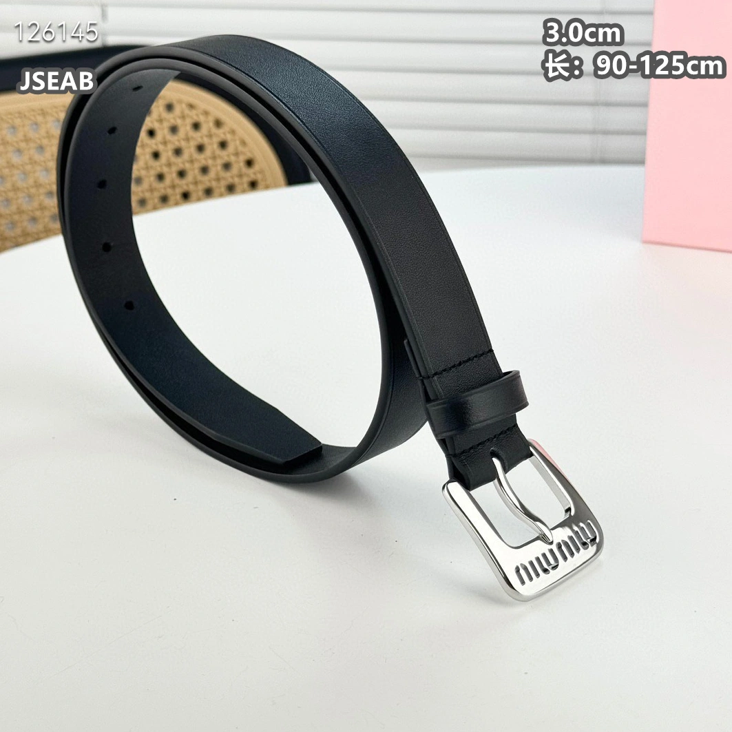 Vibrant 375 MIU MIU AAA Quality Belts For Unisex
