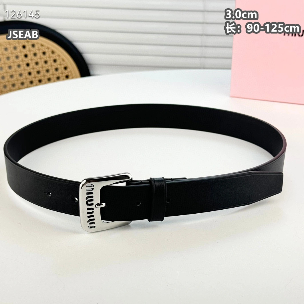 Vibrant 375 MIU MIU AAA Quality Belts For Unisex