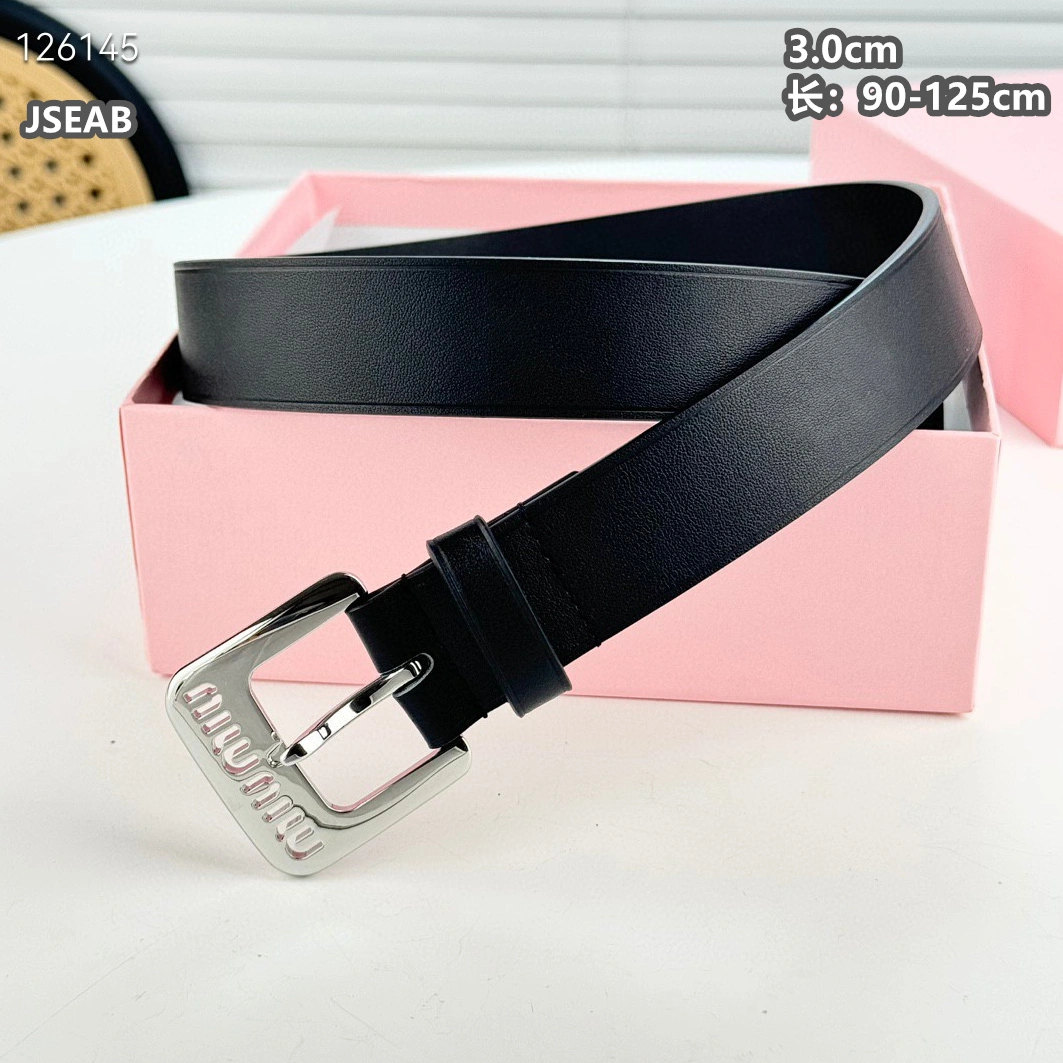 Vibrant 375 MIU MIU AAA Quality Belts For Unisex