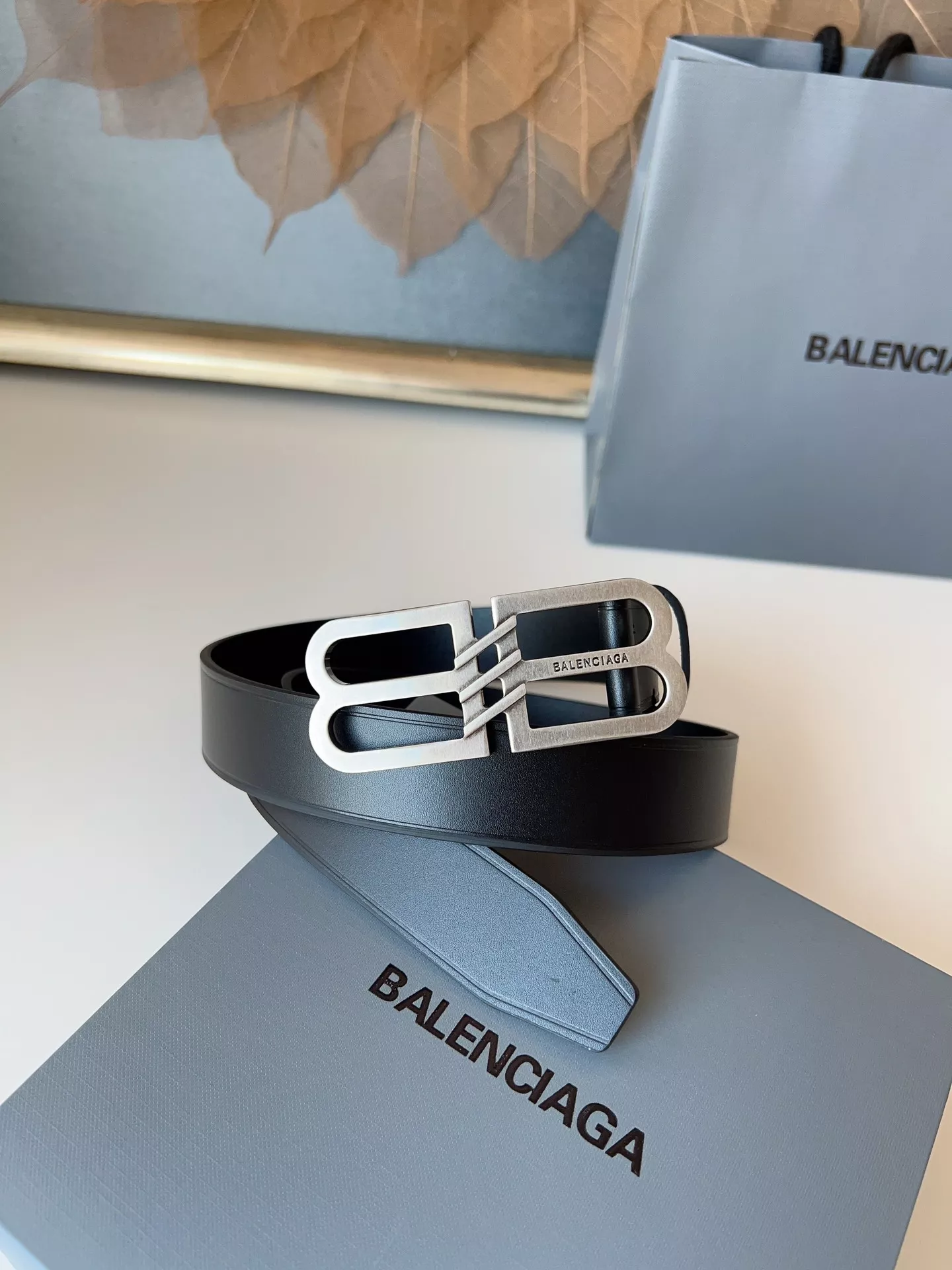 Vibrant 3819 Balenciaga AAA Quality Belts In 4.0cm For Men