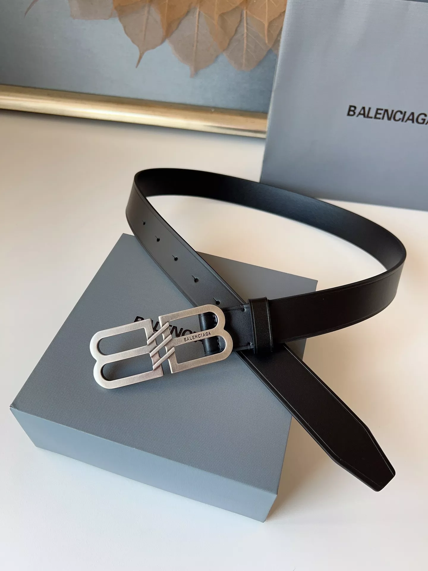Vibrant 3819 Balenciaga AAA Quality Belts In 4.0cm For Men