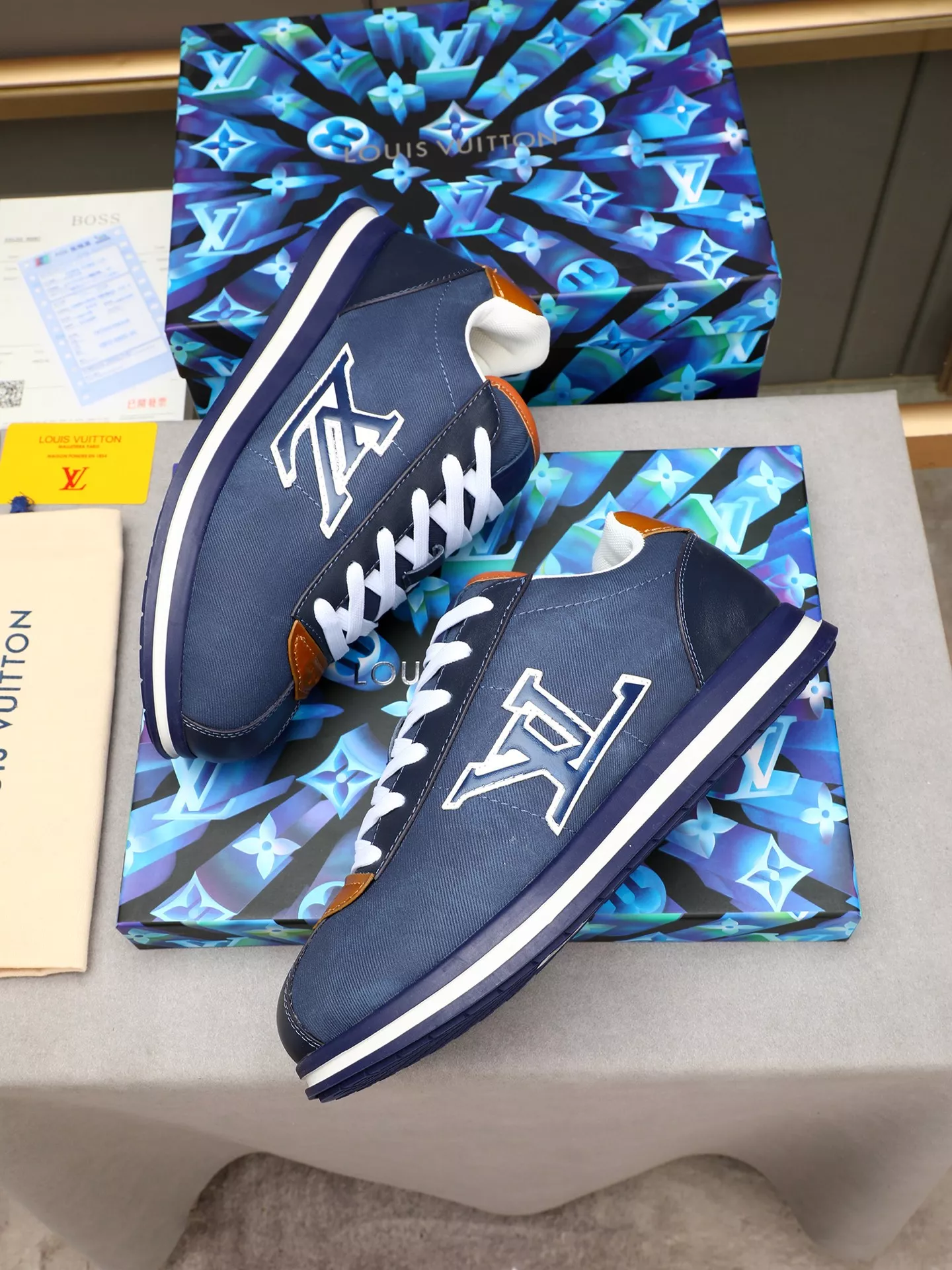 Vibrant 3819 Louis Vuitton Casual Shoes For Men