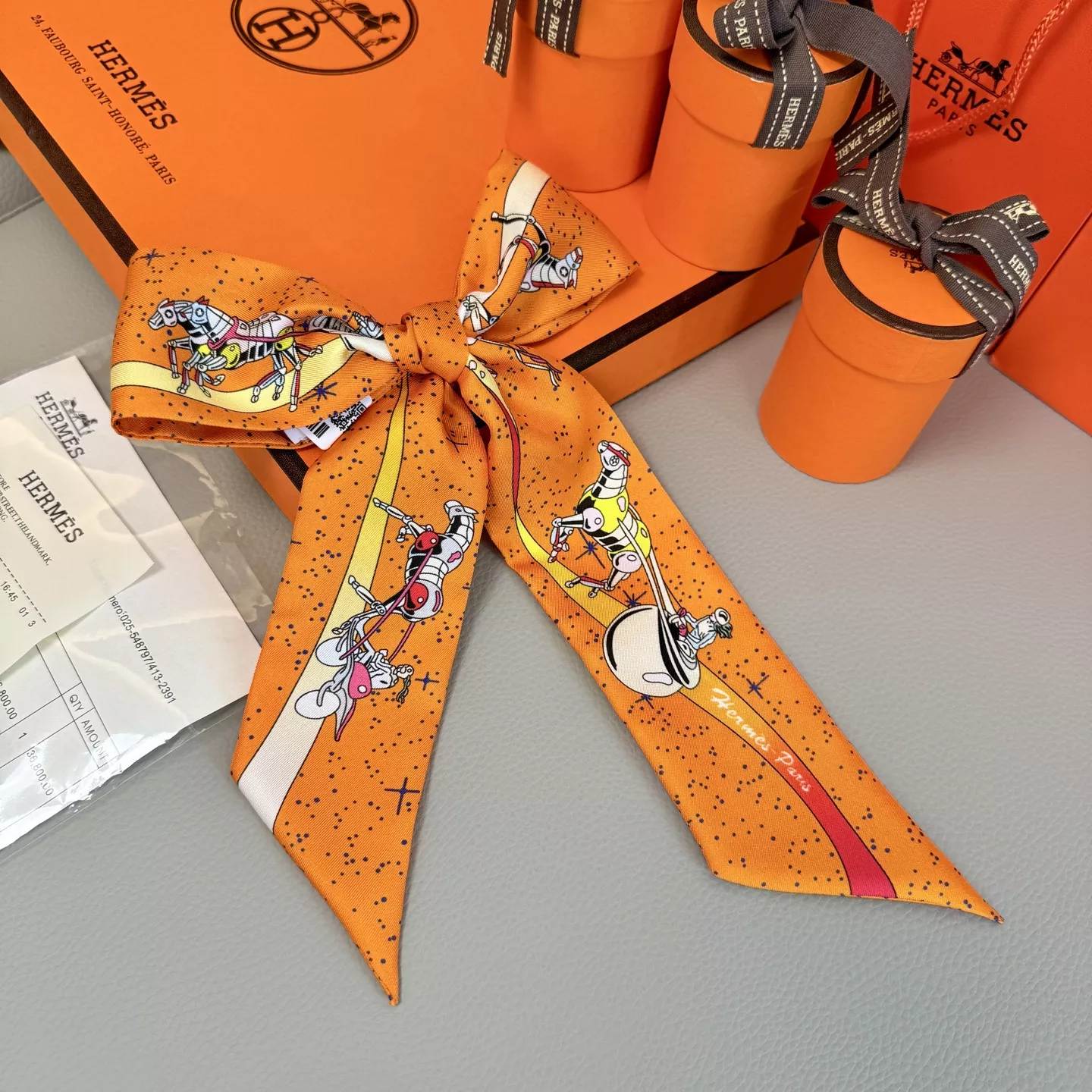 Vibrant 4092 Hermes Silk Scarf
