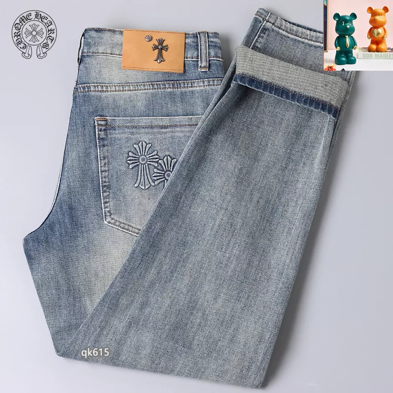 Vibrant 4132 Chrome Hearts Jeans For Men