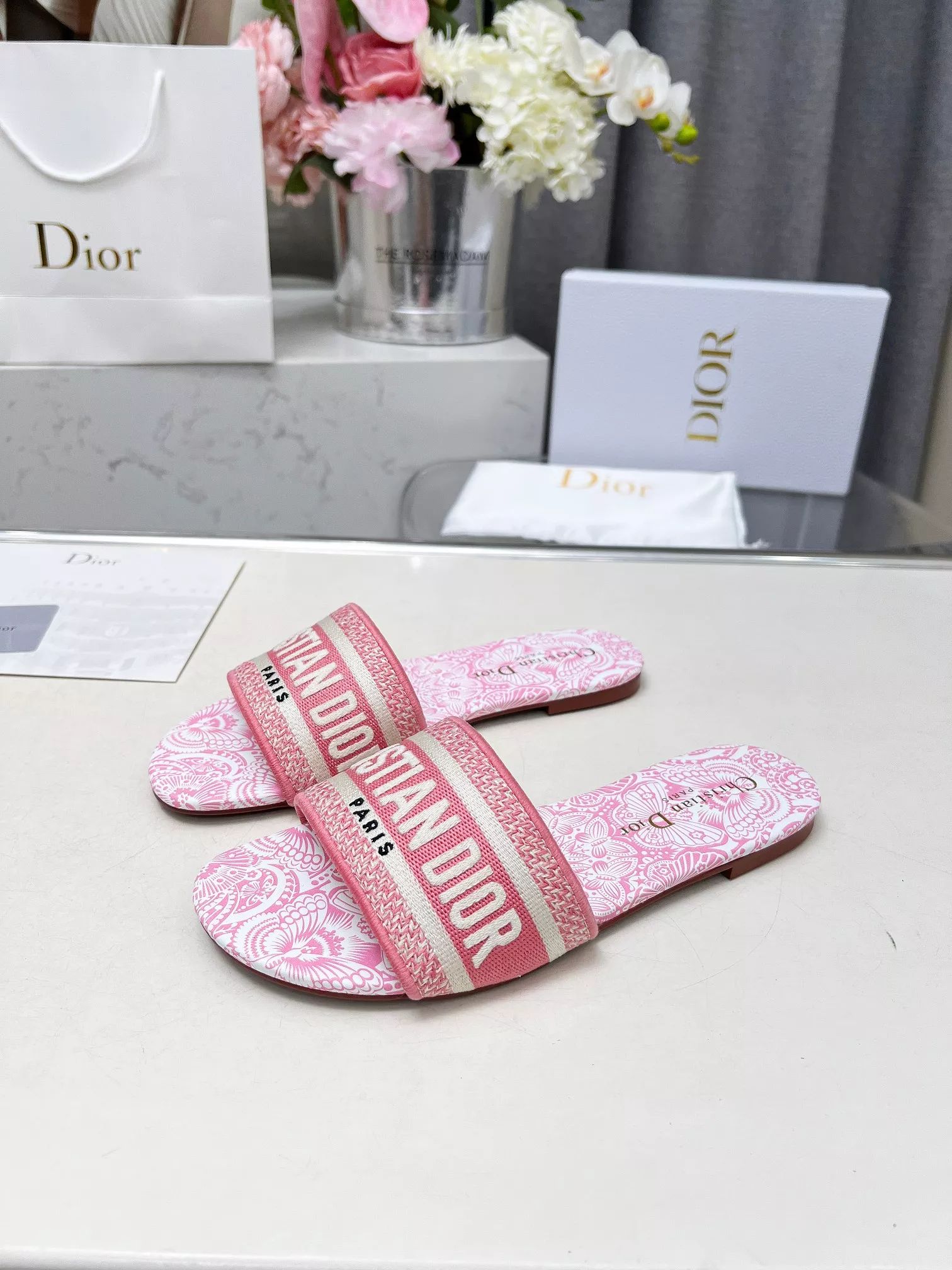 Vibrant 4286 Christian Dior Slippers For Women